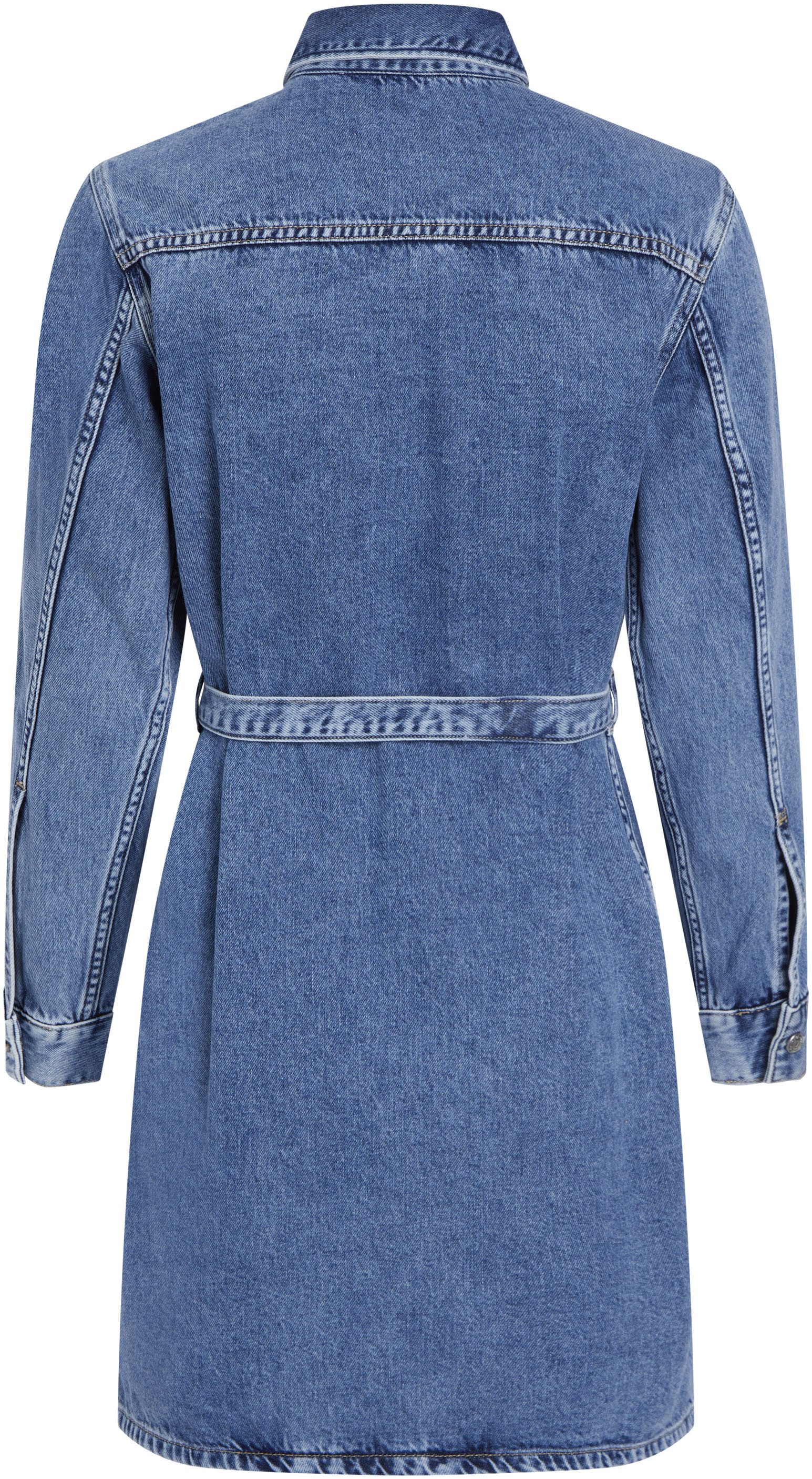 Calvin Klein Jeans jurk BELTED SHIRT DRESS