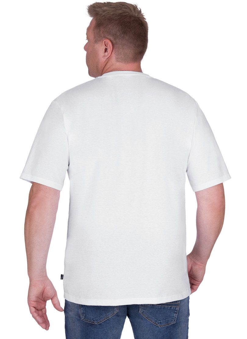 Trigema T-shirt Trigema V-Shirt DELUXE katoen (1-delig)