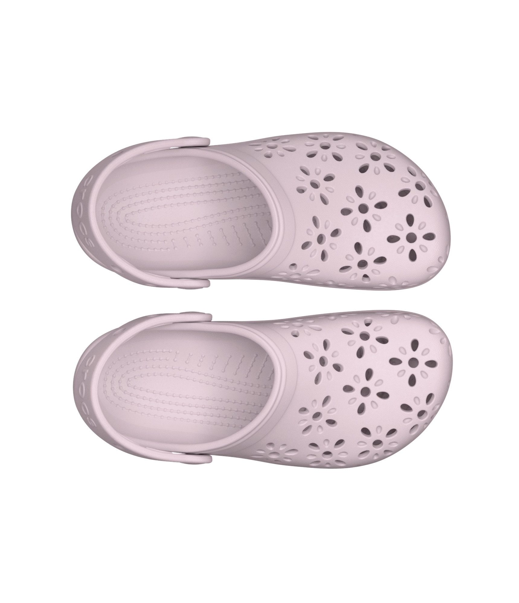 Crocs Clogs Classic Floral Cut Out Clog