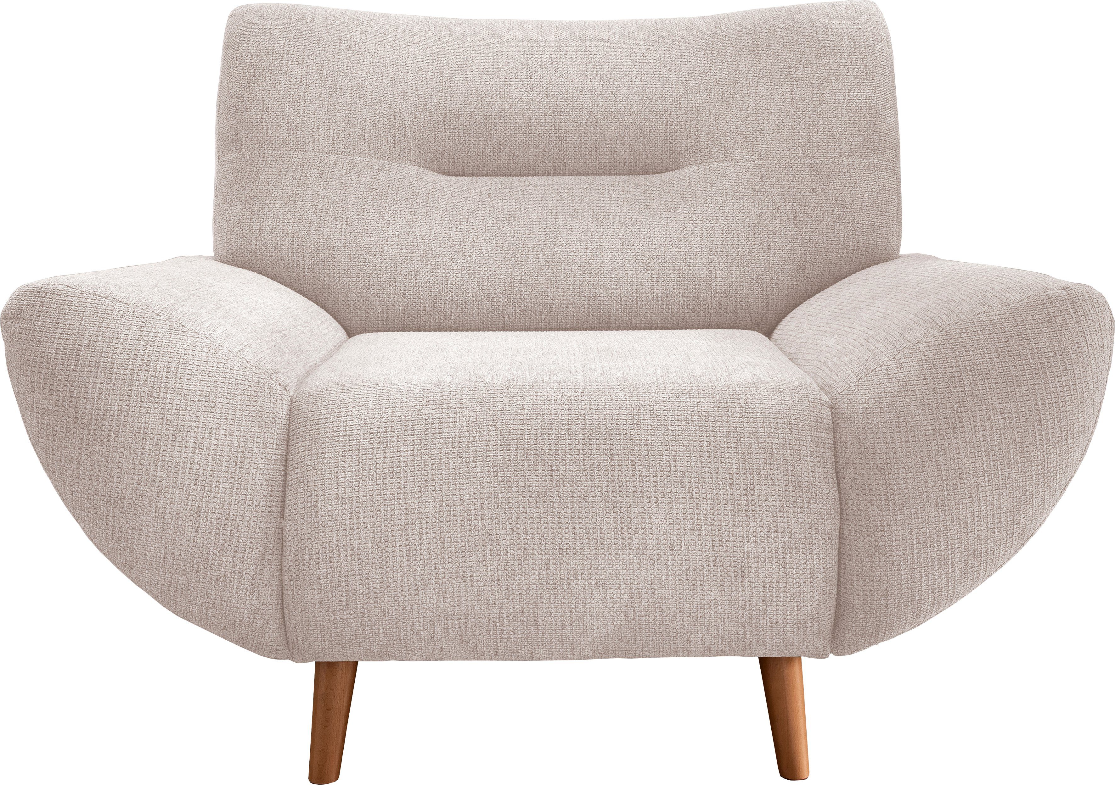 INOSIGN Zithoek Drago elegant en tijdloos, comfortabel, moderne vormtaal leverbaar als fauteuil/hoekbank, diverse stoffen, incl. 2 sierkussens (set, 3-delig)