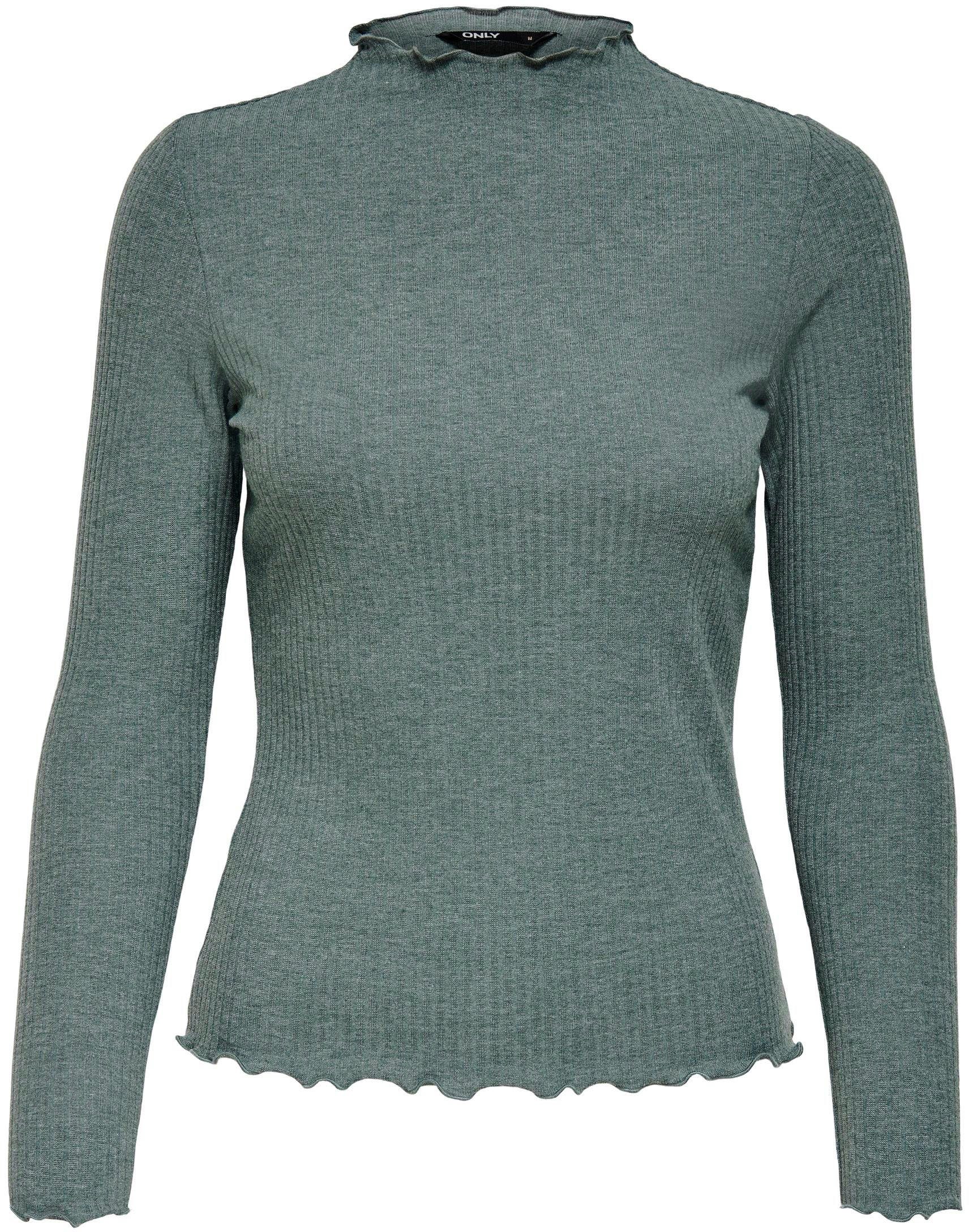 Only Shirt met lange mouwen ONLEMMA L/S HIGH NECK TOP