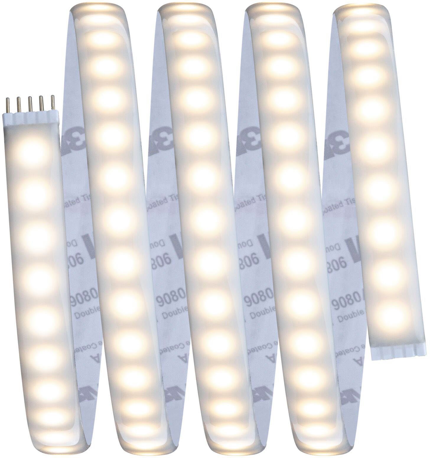 Paulmann Led-strepen MaxLED1000 Basisset 1,5m IP44 Deksel 2700-6500K 17W 230/24V 40VA zilverkleur