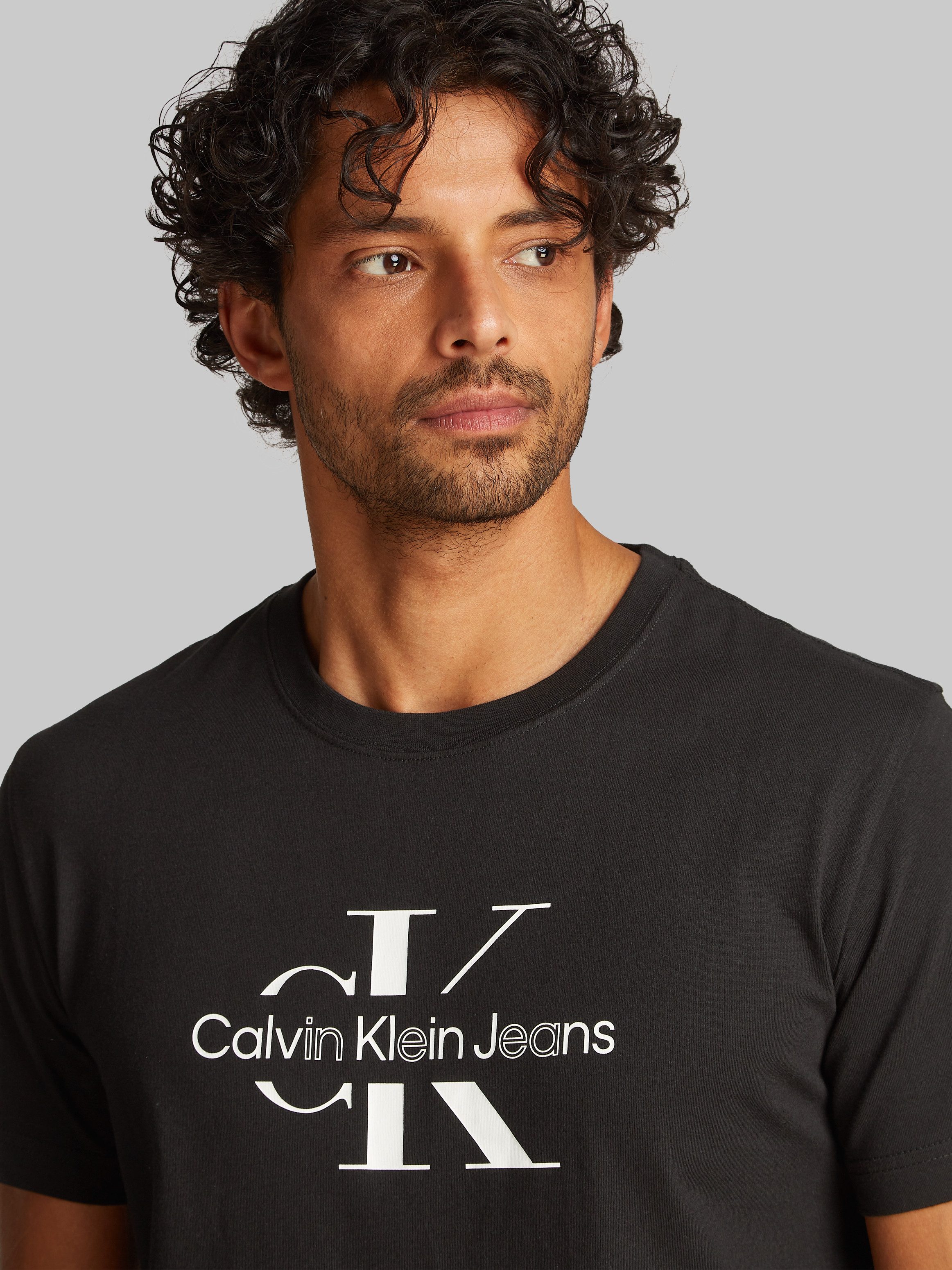 Calvin Klein T-shirt DISRUPTED OUTLINE MONOLOGO TEE