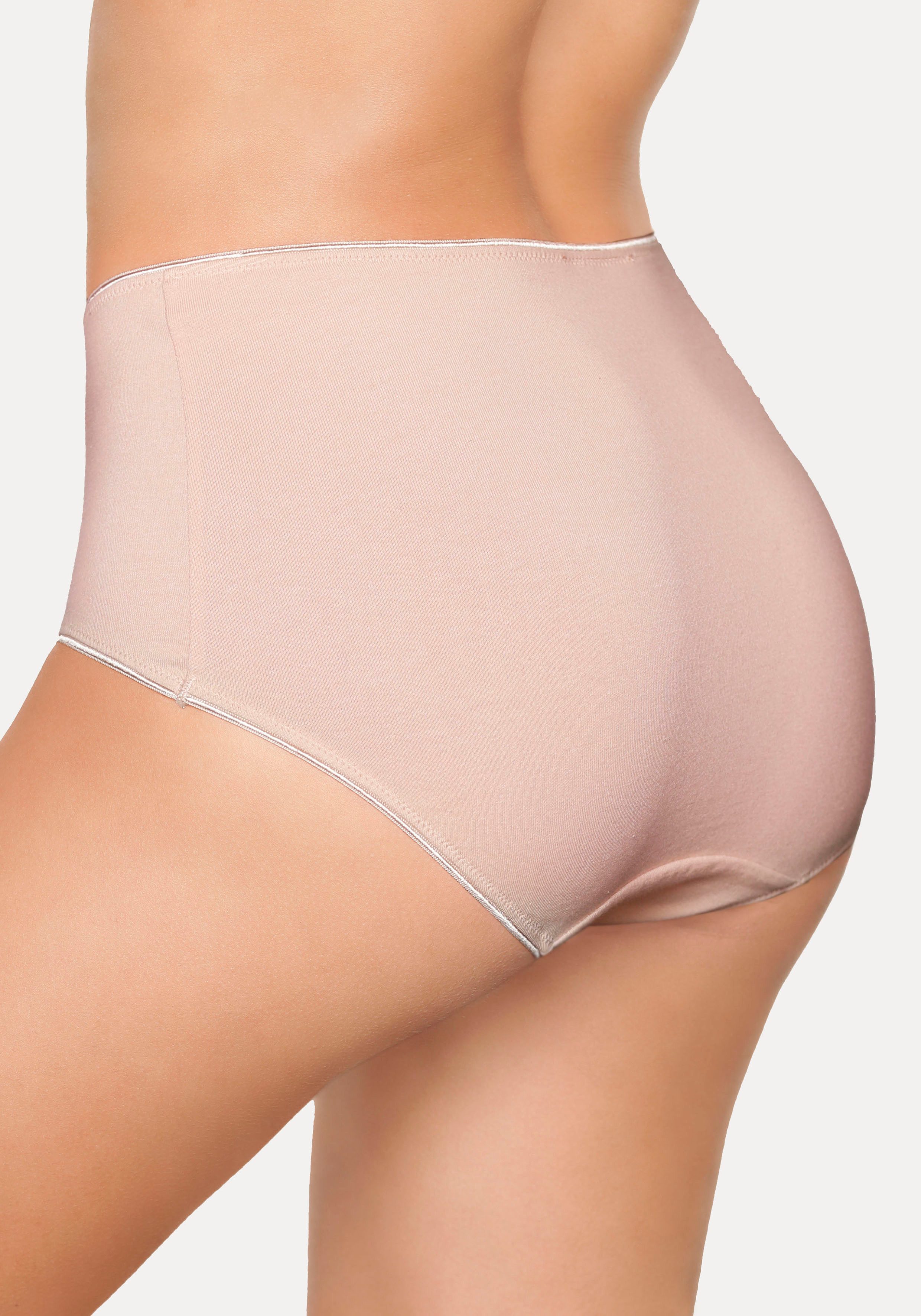 Lascana Tailleslip van katoen met mooie opbergdoos (Set van 5)