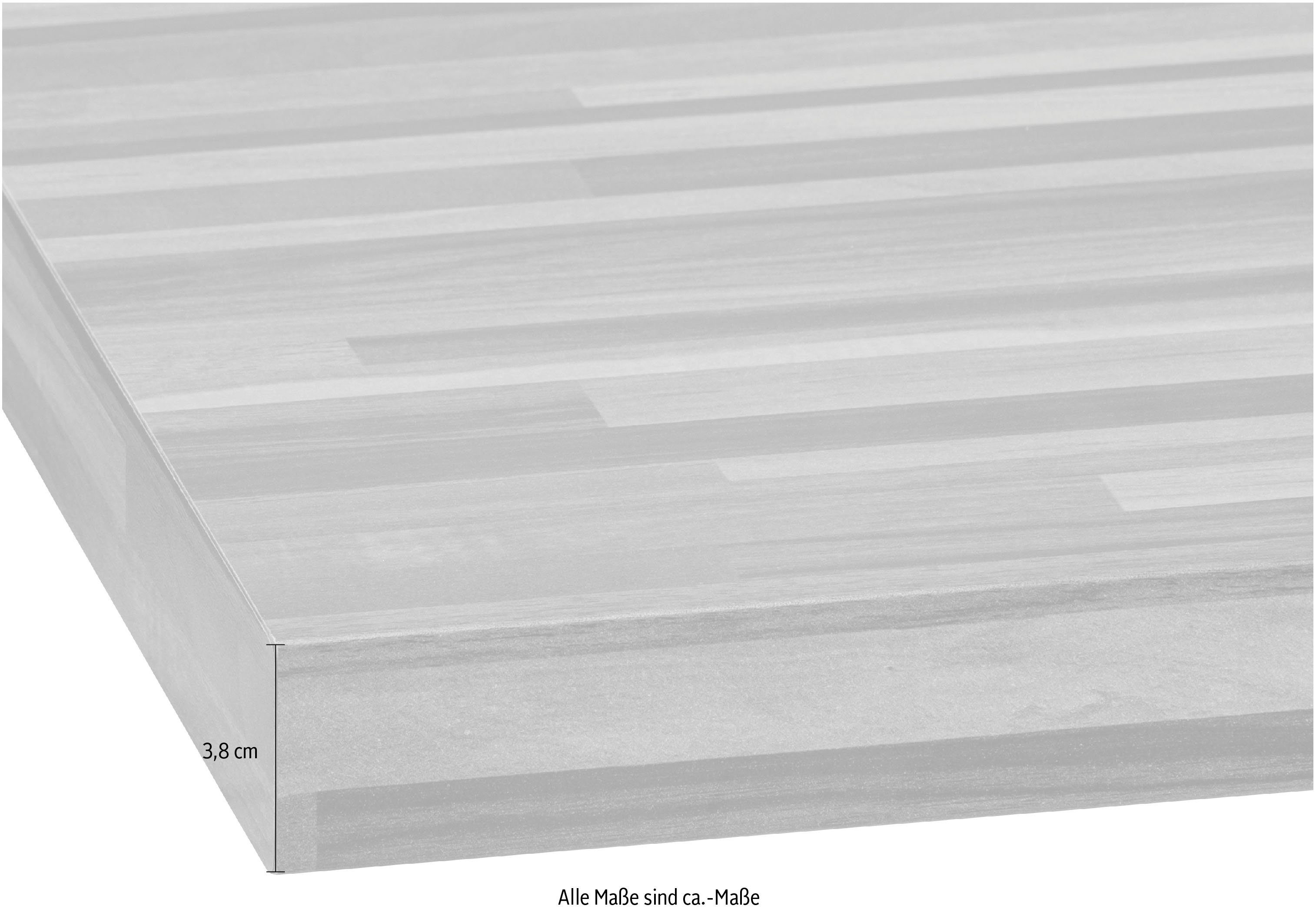 wiho Küchen Werkblad "Flexi 38" 38 mm dik