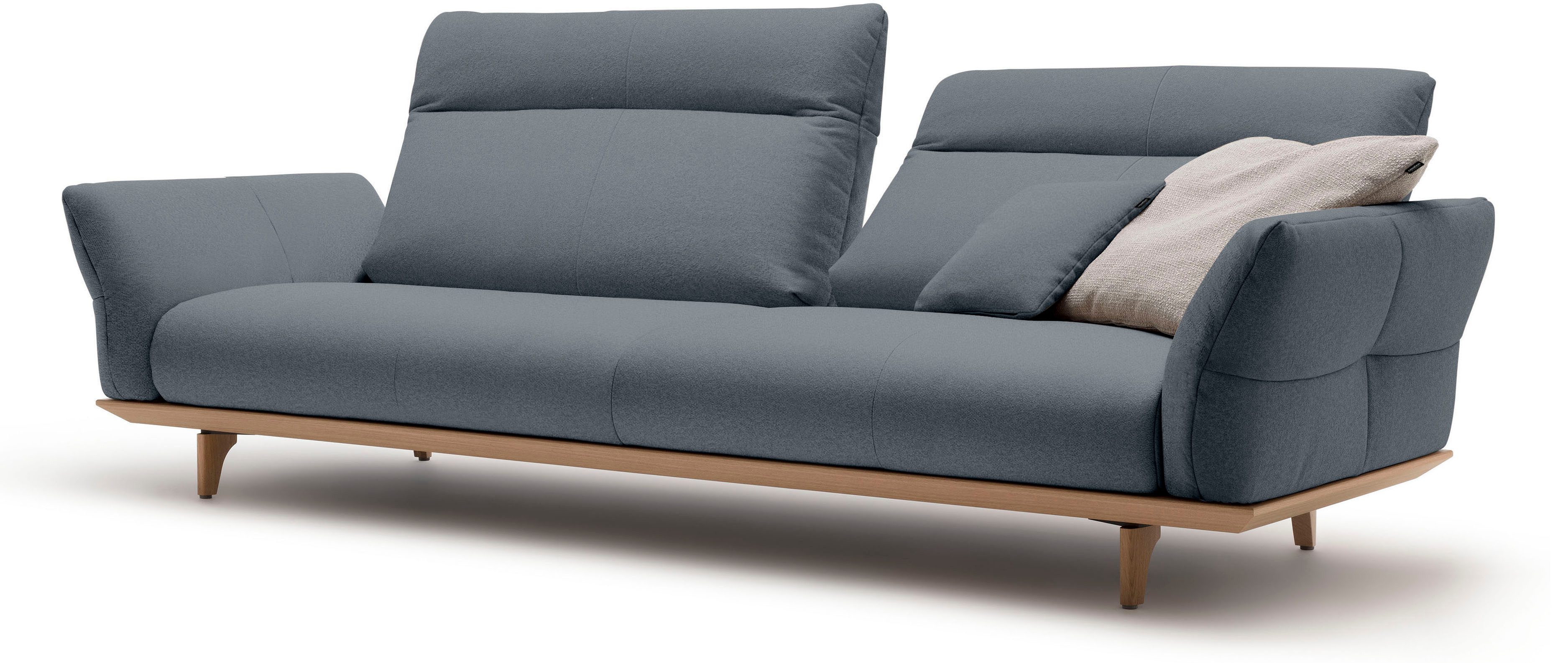 Creation BY ROLF BENZ 4-zitsbank Hs.460 Onderstel in eiken, poten in natuurlijk eiken, breedte 248 cm