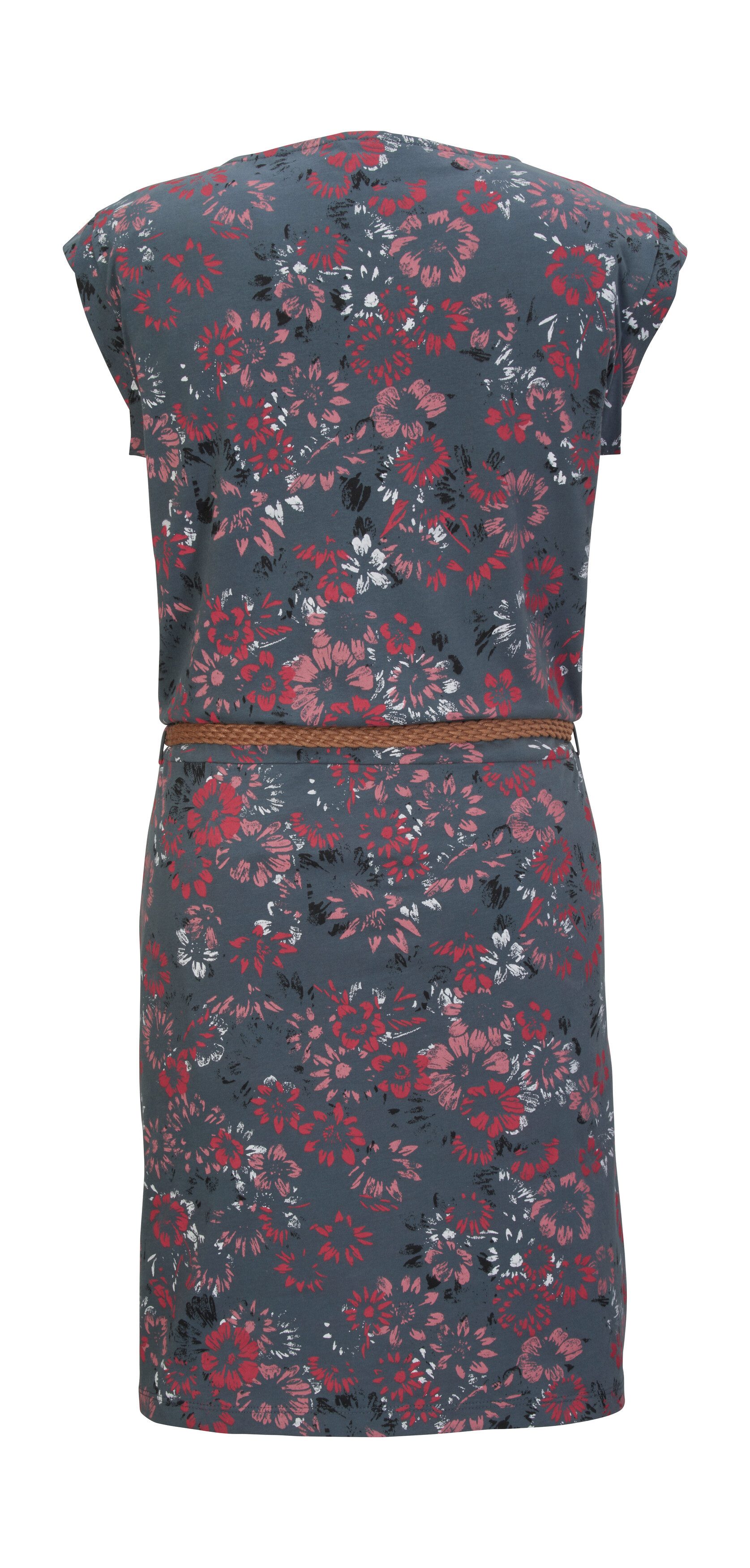 G.I.G.A. DX by killtec Zomerjurk GS 43 WMN DRSS Jurk met bloemprint, strikceintuur, 100% katoen