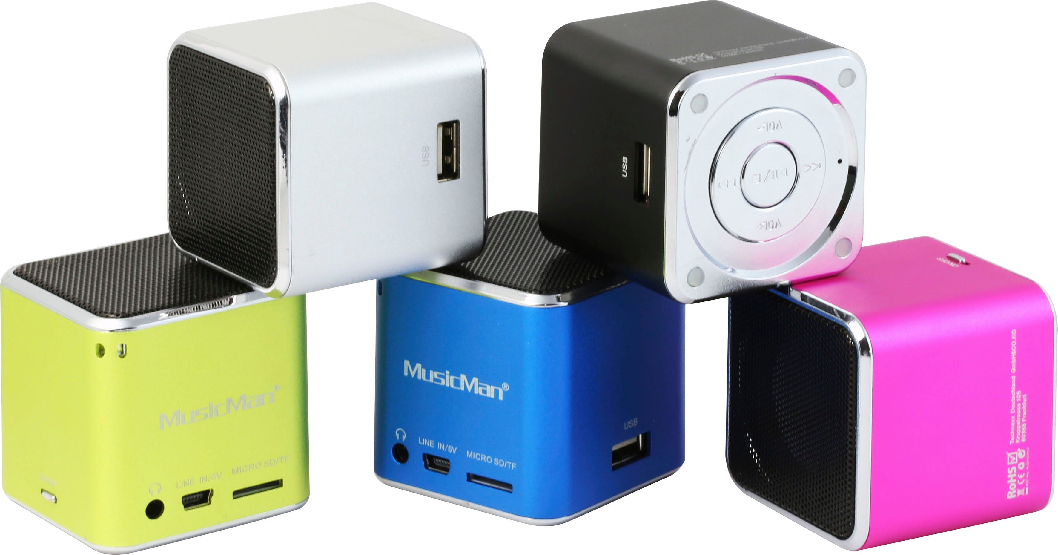 Technaxx Portable luidspreker Mini MusicMan Soundstation (1 stuk)