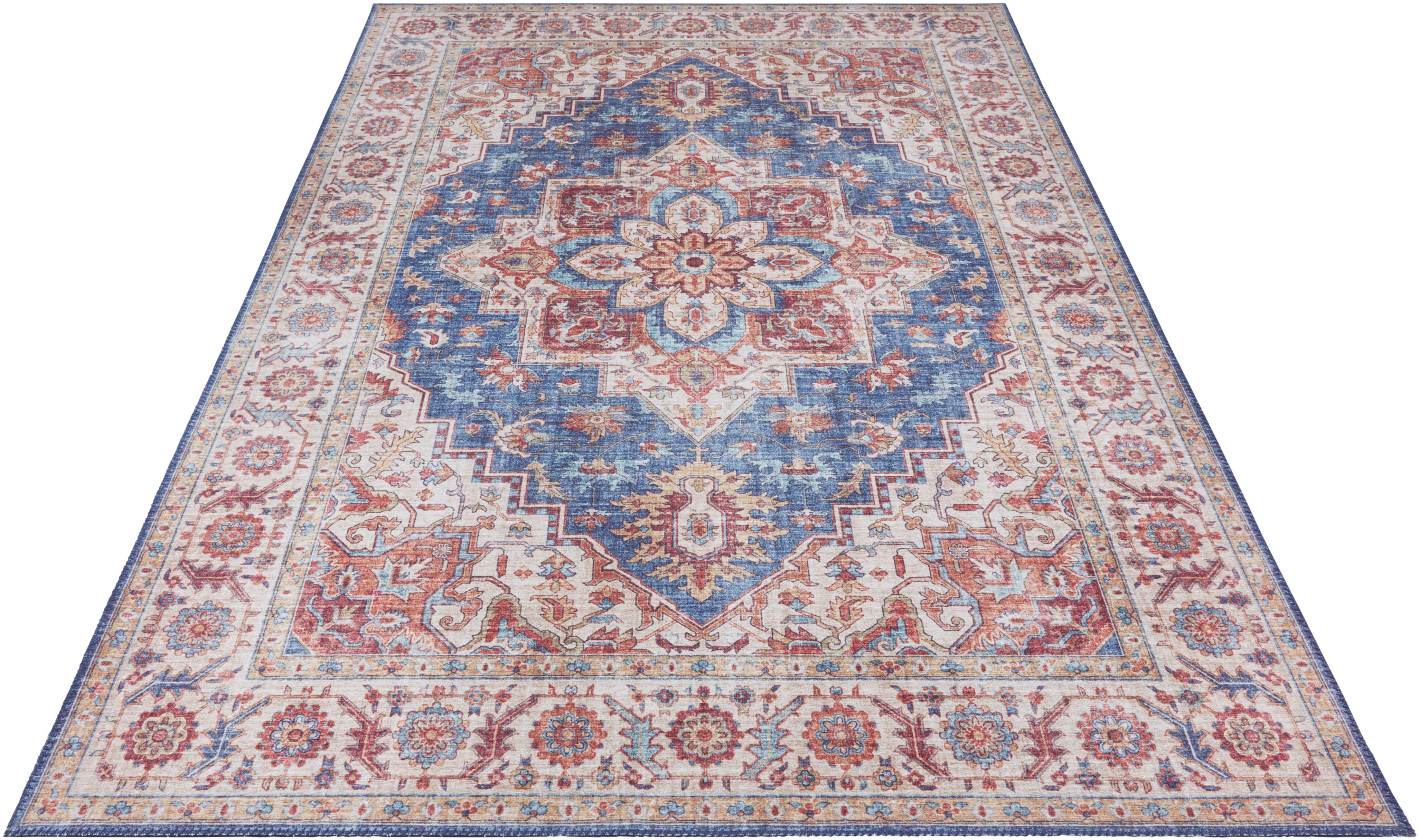 NOURISTAN Vloerkleed Anthea Oosters, loper, vintage, woonkamer, slaapkamer, eetkamer