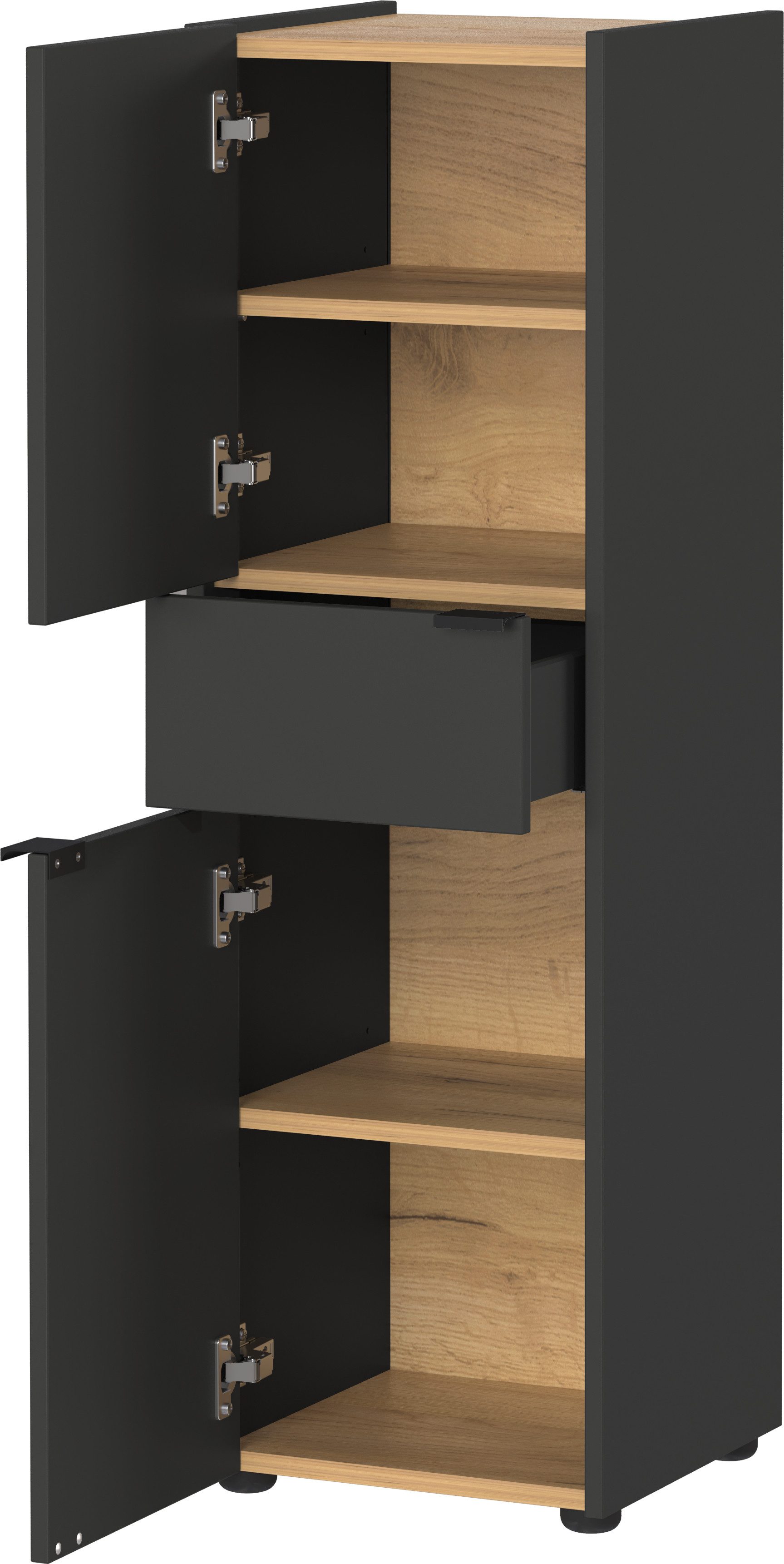 GERMANIA Halfhoge kast Ameca Kast met een lade en twee deuren