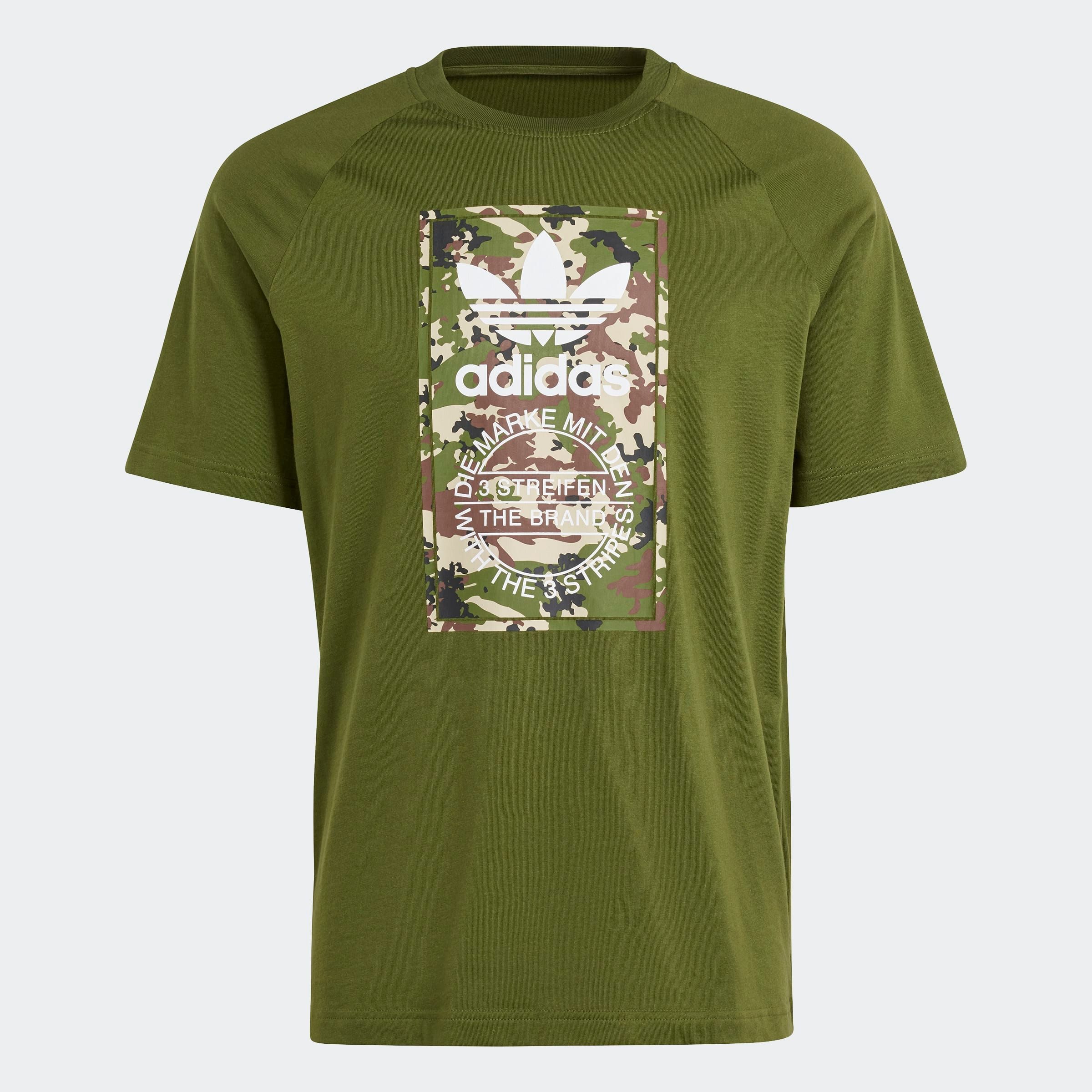 adidas Originals T-shirt CAMO TONGUE TEE