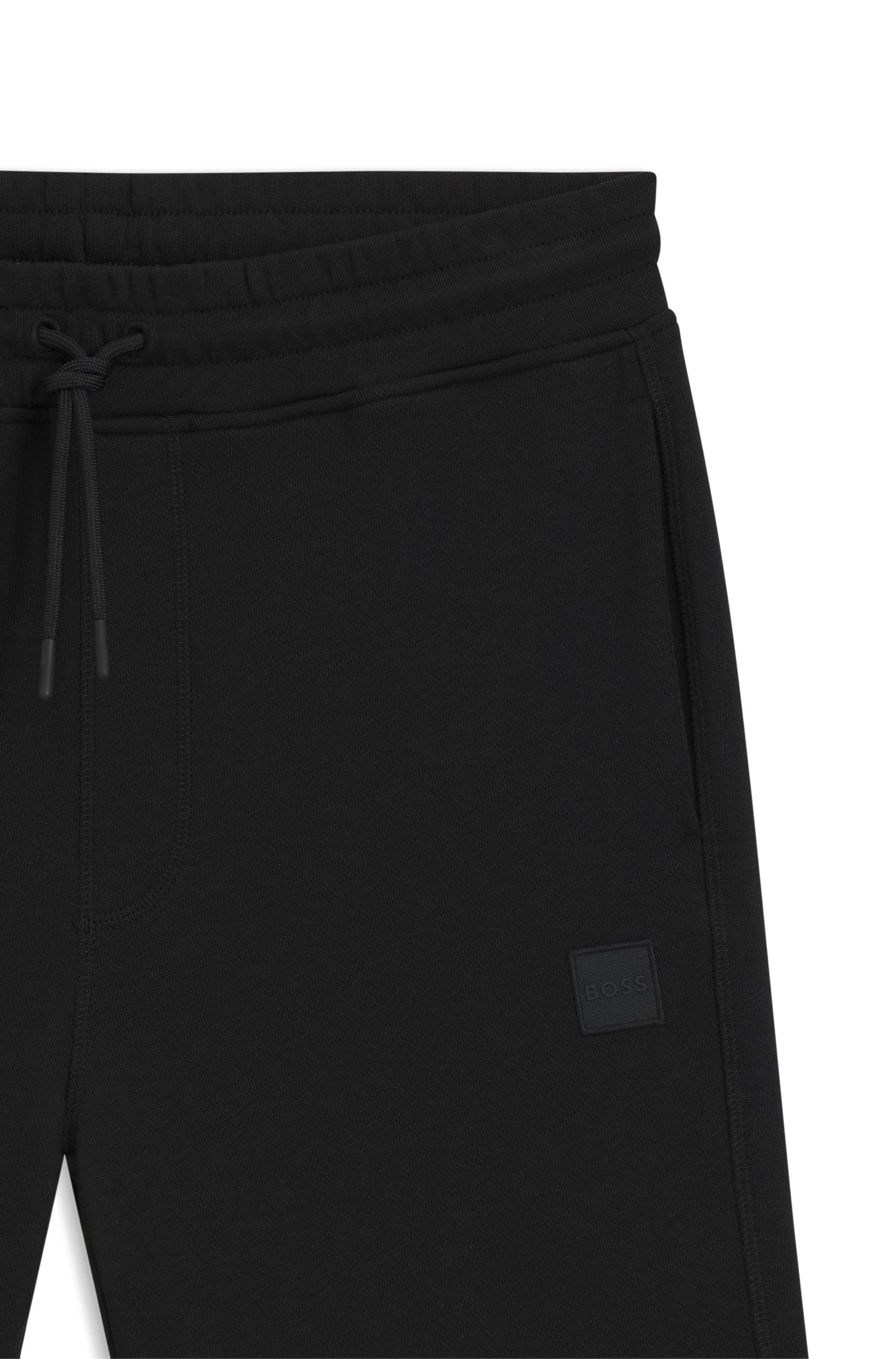 Boss Orange Sweatshort Sewalk met boss-merklabel