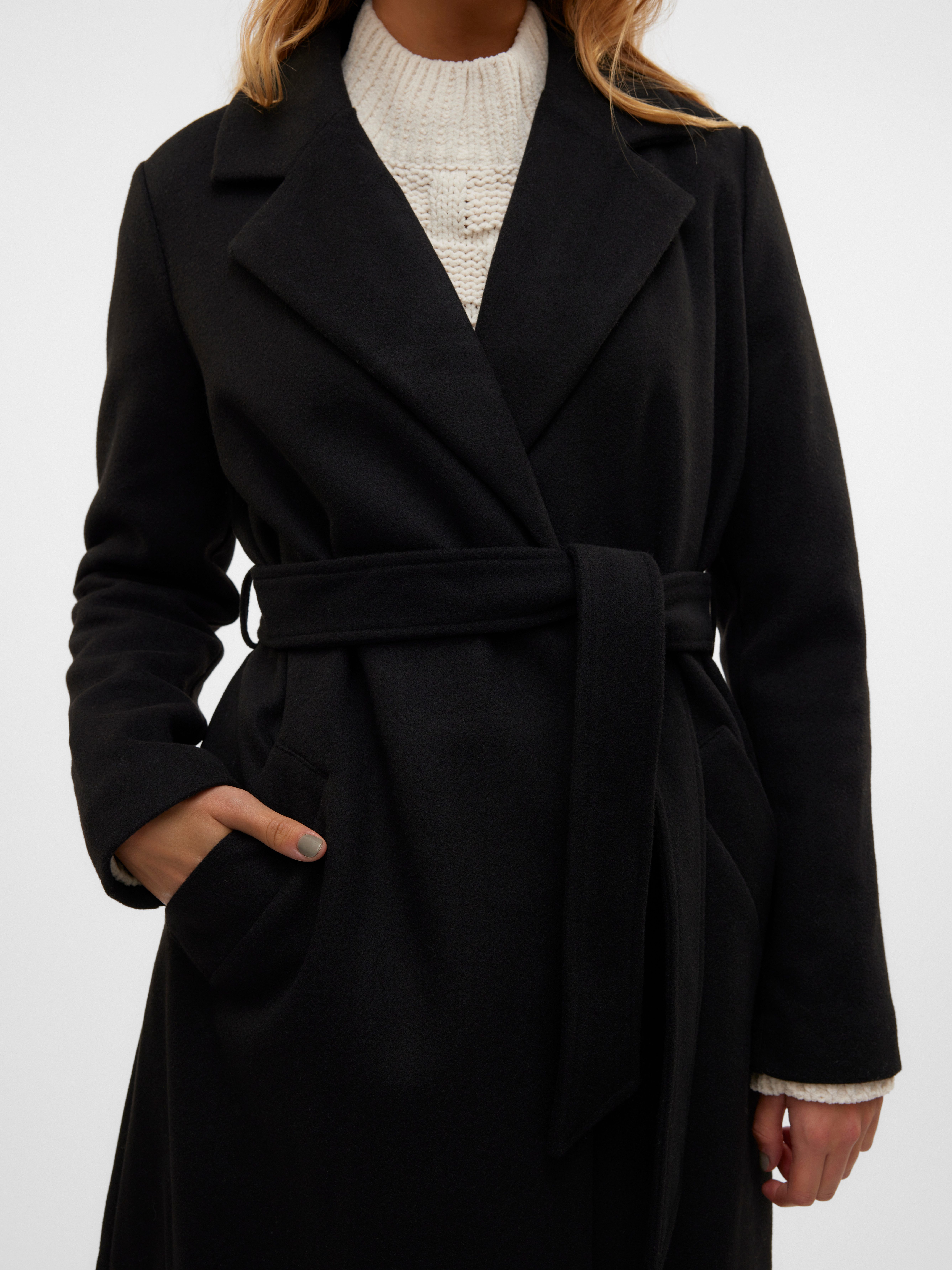 Vero Moda Lange jas VMFORTUNEAYA XTRA LONG COAT GA BOO
