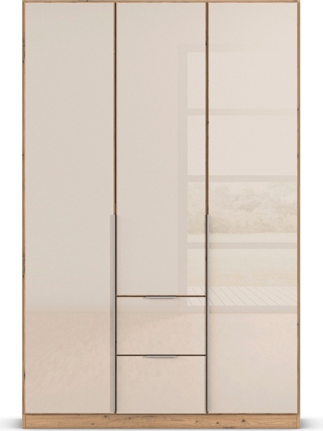 rauch Draaideurkast Kledingkasten kast garderobe AGORDO met glazen front