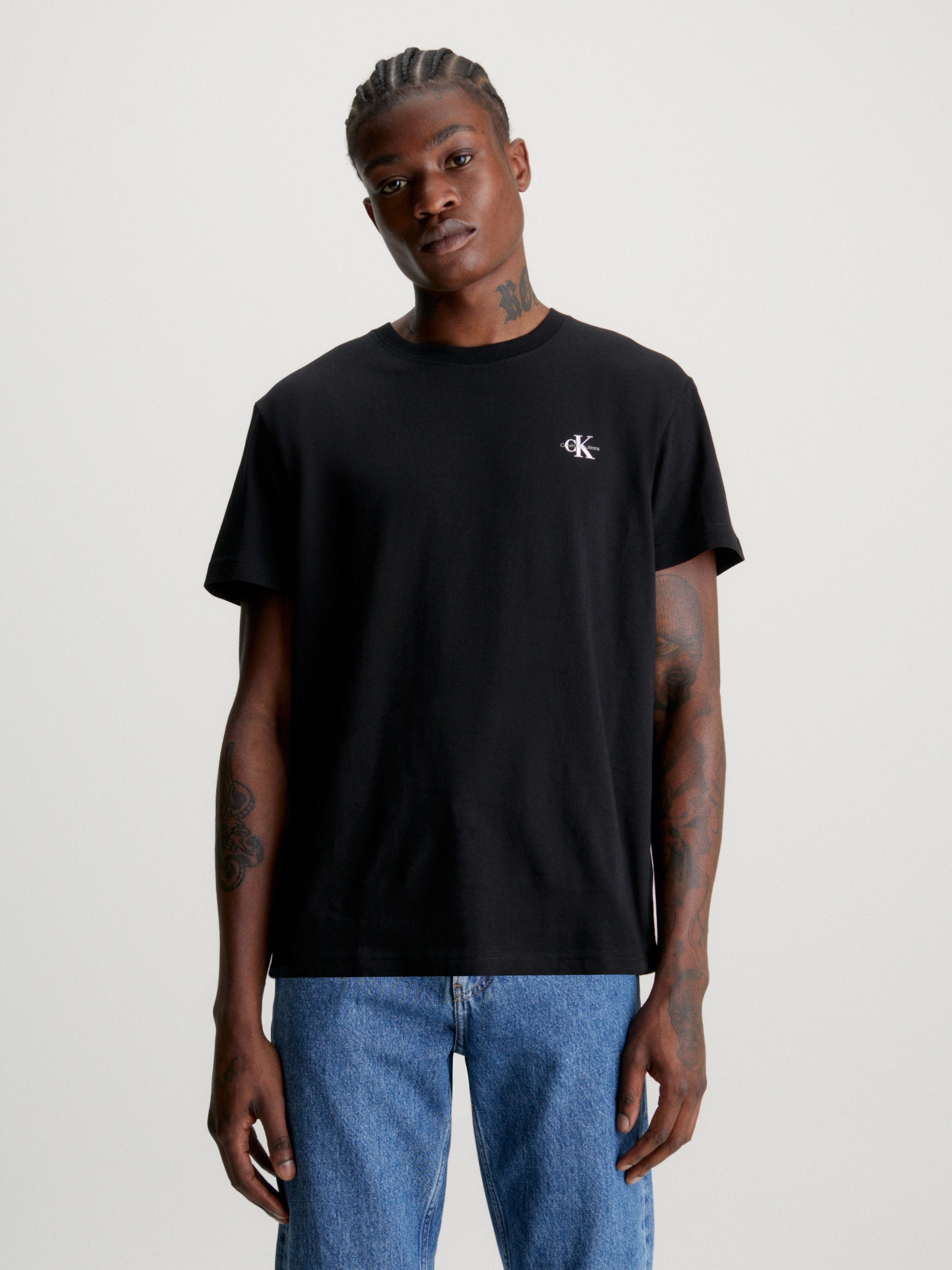 Calvin Klein T-shirt 2 PACK MONOLOGO (Set van 2)