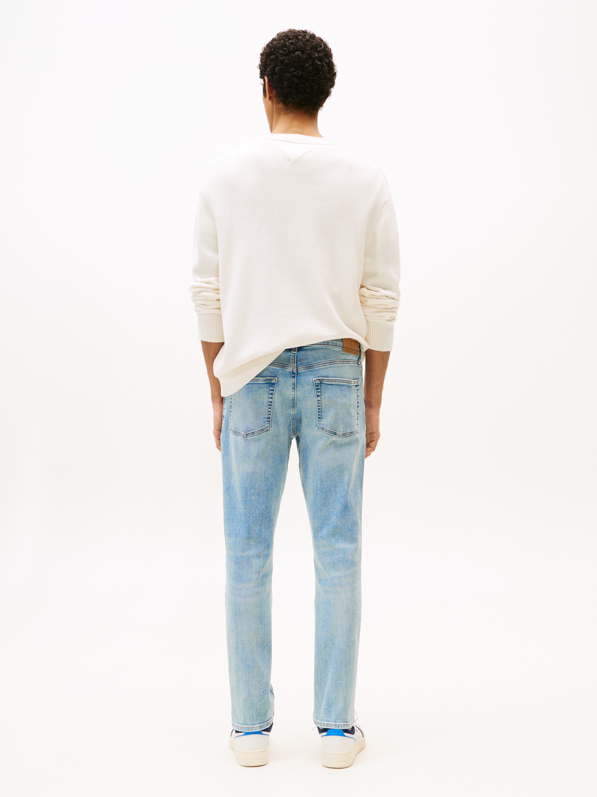 TOMMY JEANS Slim fit jeans SCANTON SLIM Met riemlussen