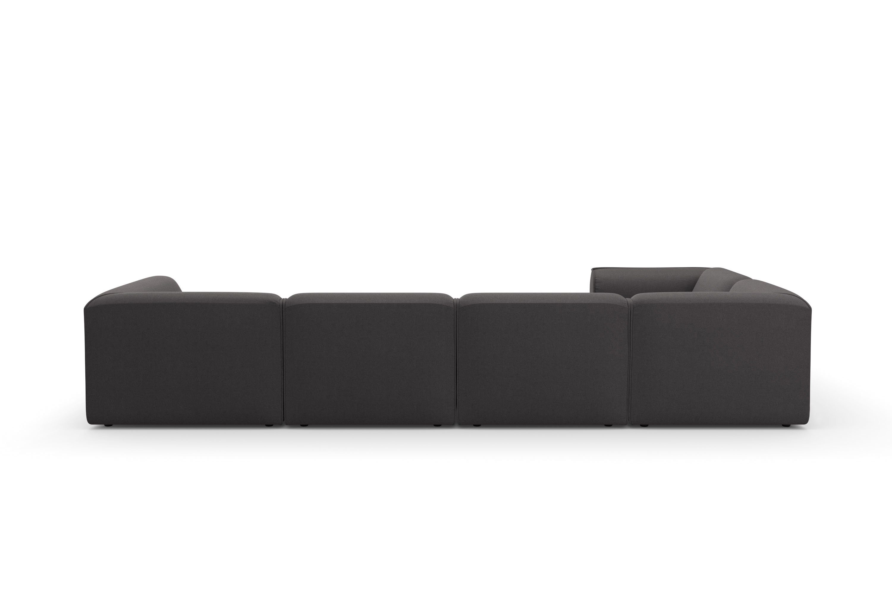RAUM.ID Zithoek Merid U-vorm, altijd uitbreidbaar met modules, B/D/H: 367/206/70 cm