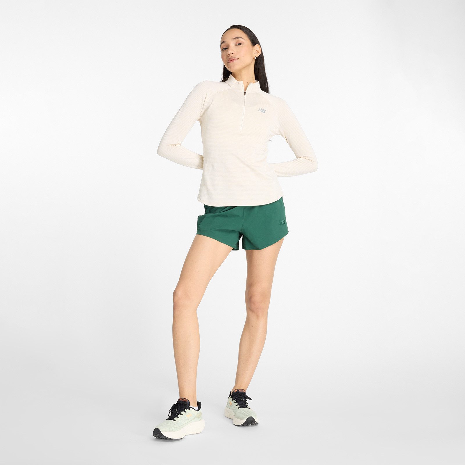 New Balance Functioneel shirt Athletics Heat Grid Half Zip