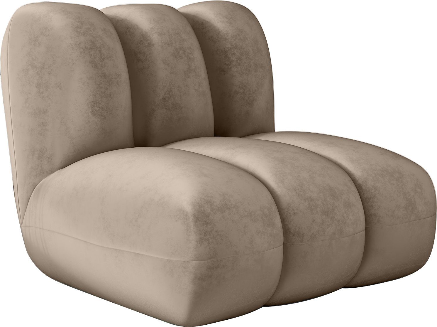 LeGer Home by Lena Gercke Fauteuil Priya loungefauteuil, moderne stiksels, ook in bouclé perfect individueel meubelstuk, gezellig en modern, b/d/h: 90/106/84 cm