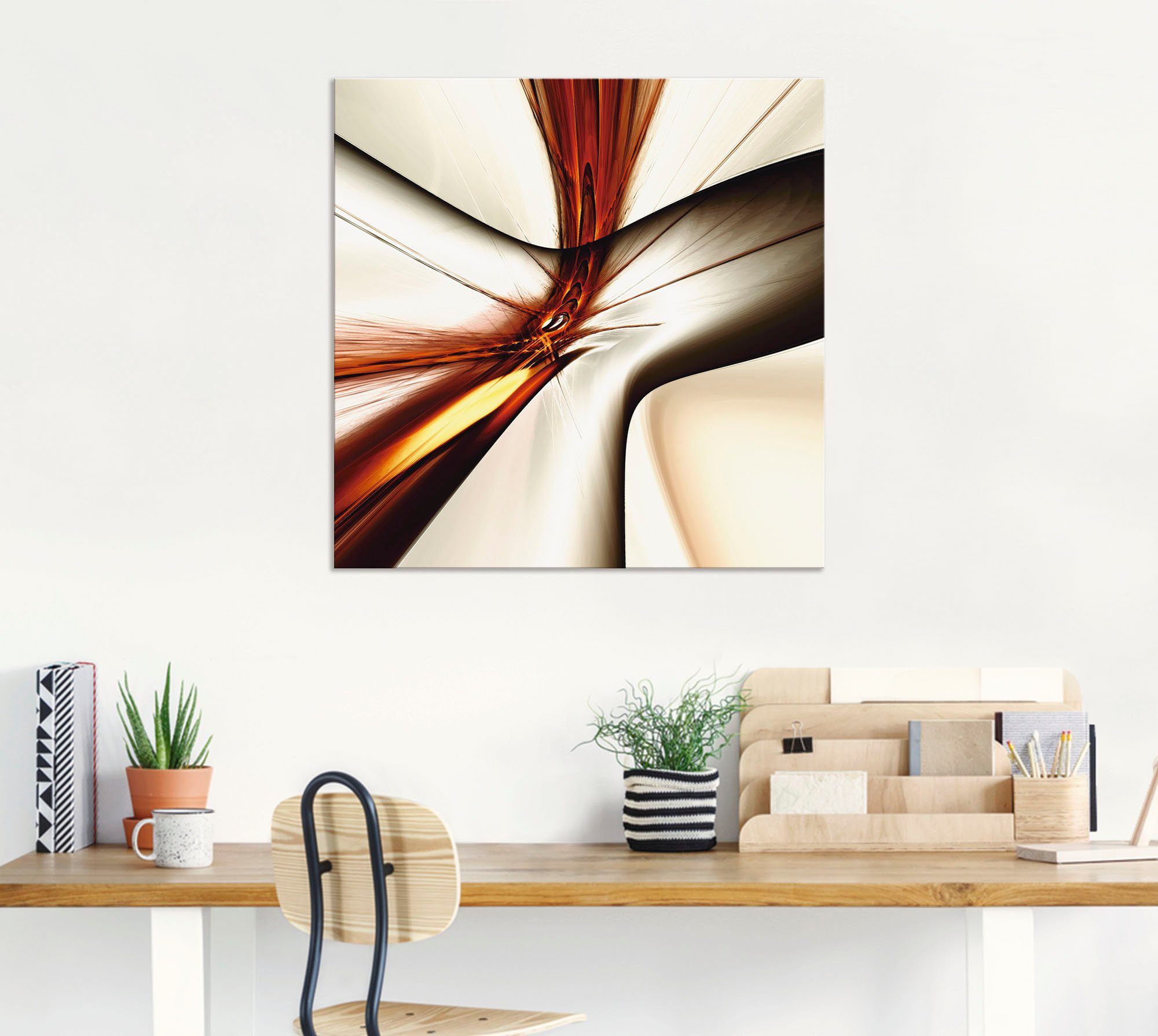 Artland Artprint Abstract modern als artprint van aluminium, artprint op linnen, muursticker of poster in verschillende maten