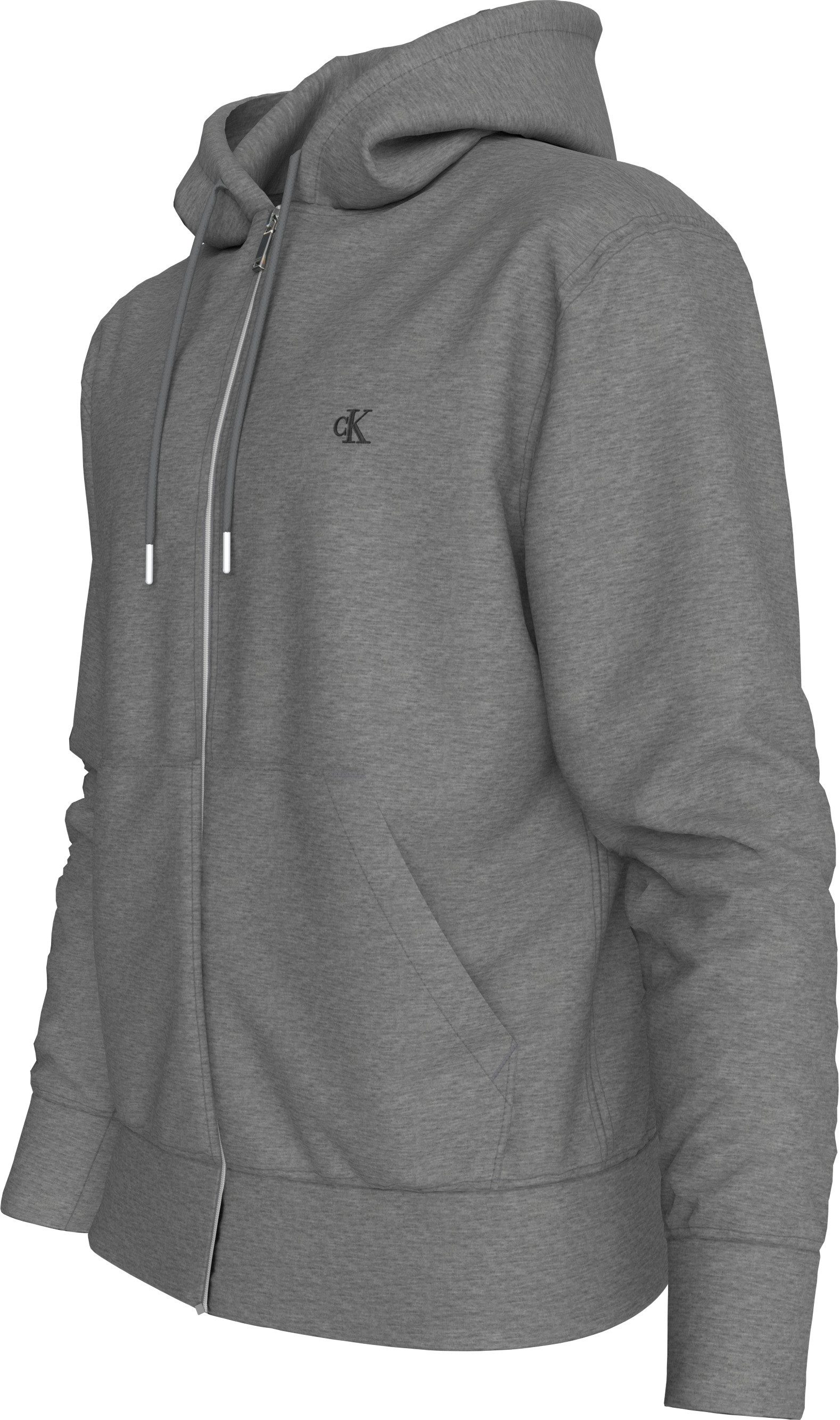 Calvin Klein Hoodie LS EU 350TERRY MONOGRAM FZ HOODI