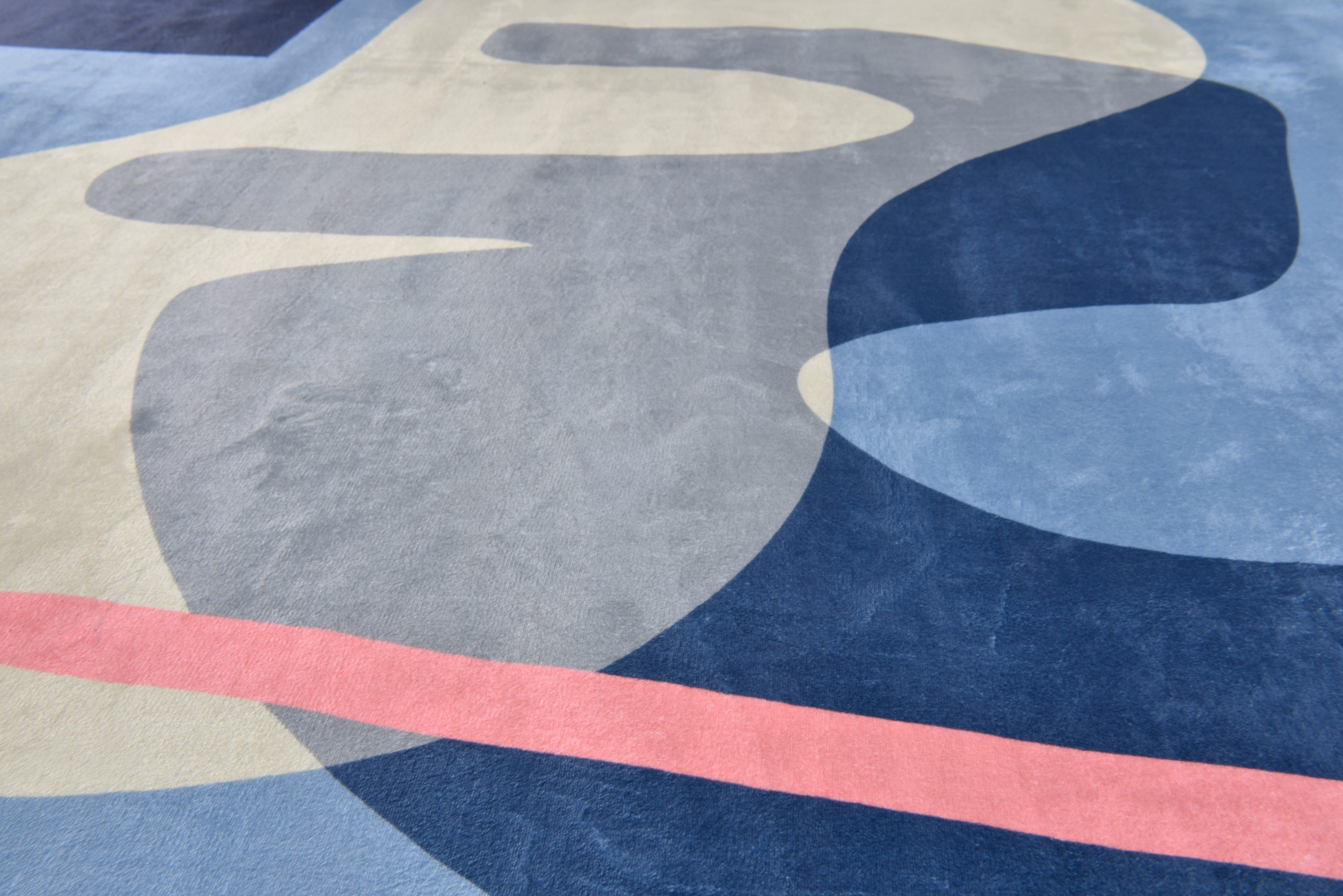 TOM TAILOR HOME Vloerkleed Shapes - FIVE Korte pool, gedessineerd, modern design