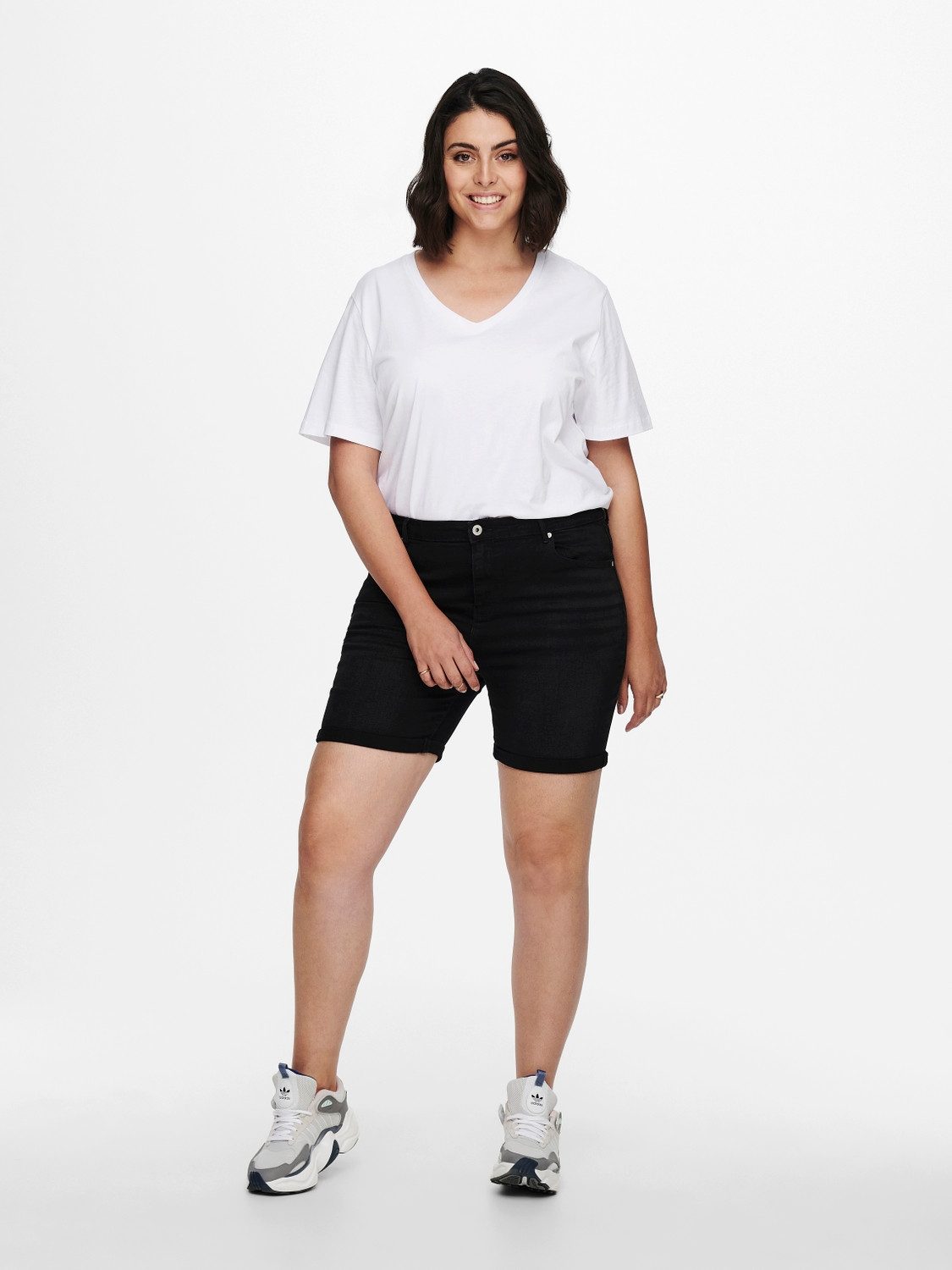 ONLY CARMAKOMA Jeansshort CARLAOLA HW SHORTS AZG573 DNM