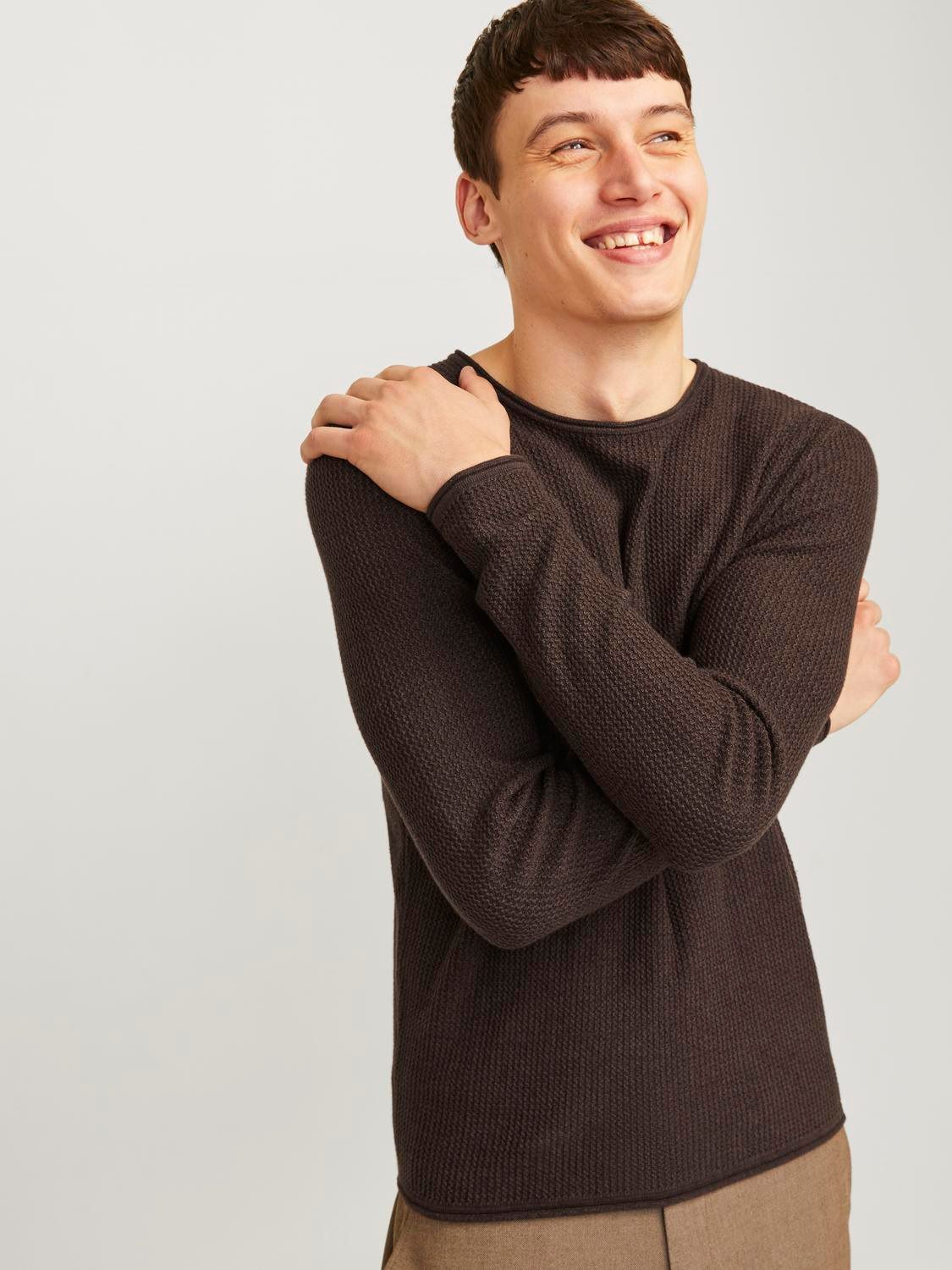 Jack & Jones Trui met ronde hals JJECOOPER KNIT CREW NECK NOOS