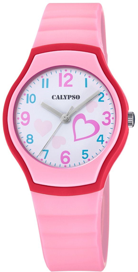 CALYPSO WATCHES Kwartshorloge Junior collection, K5806/2 Horloge, kinderhorloge, met hartmotief,...