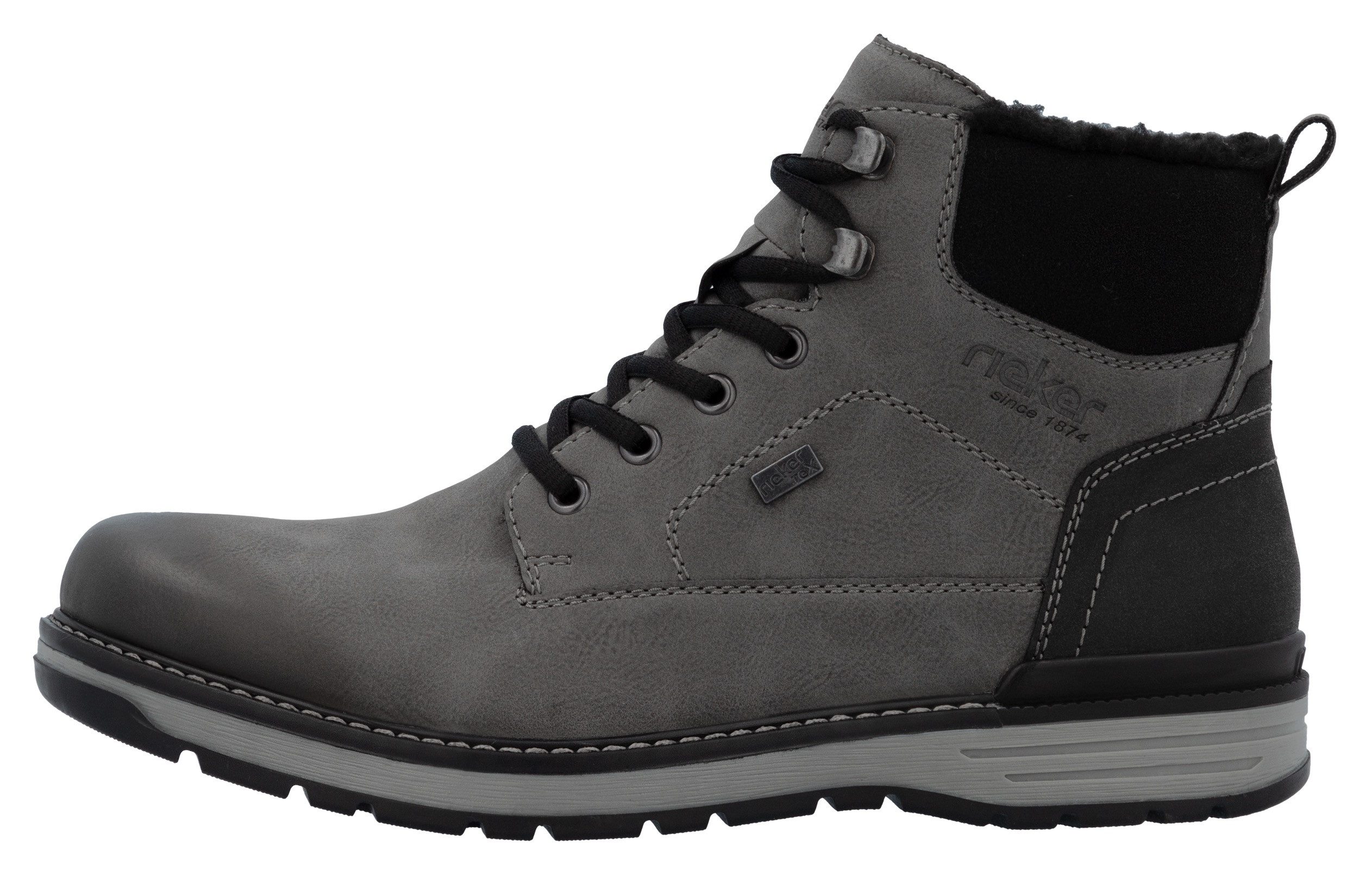 Rieker Winterlaarzen Winter enkellaars, veterlaarzen met waterafstotend riekerTEX-membraan