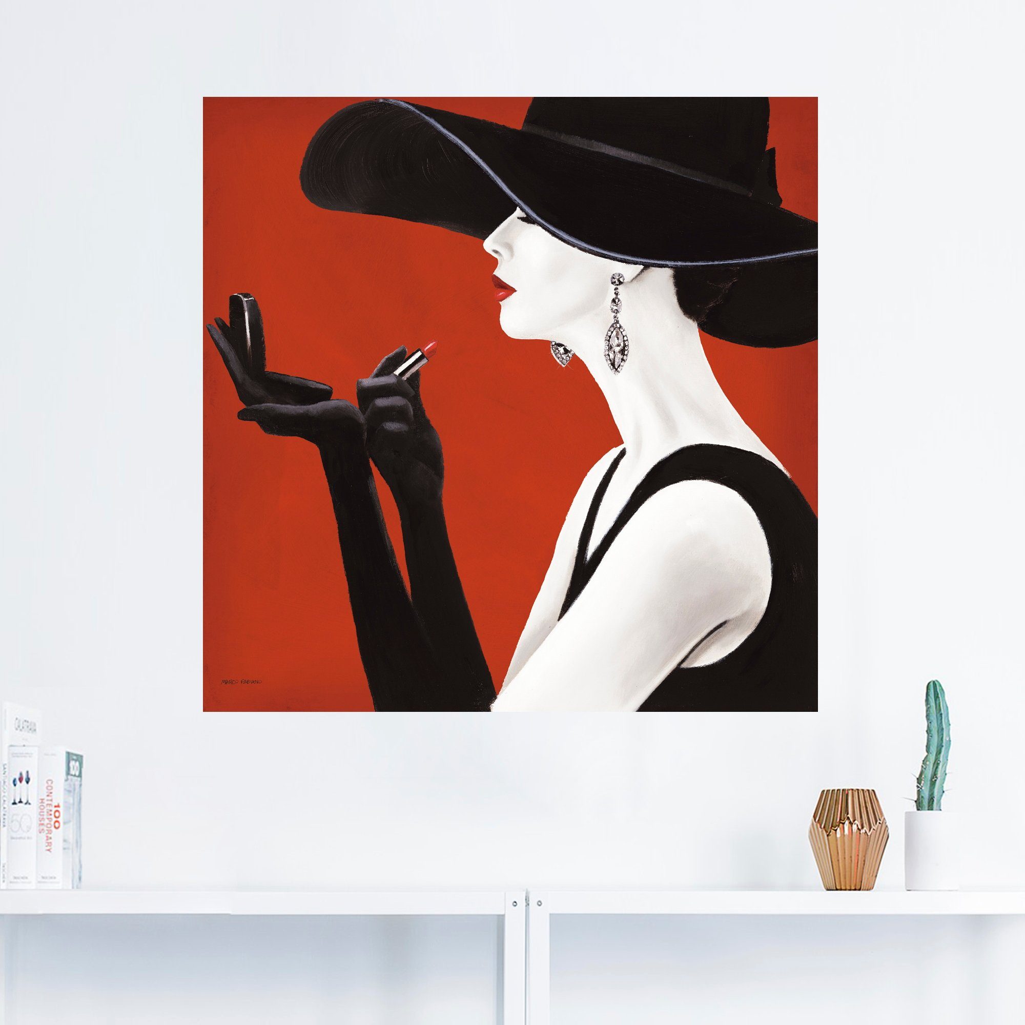 Artland Artprint Chapeau II als artprint op linnen, poster, muursticker in verschillende maten