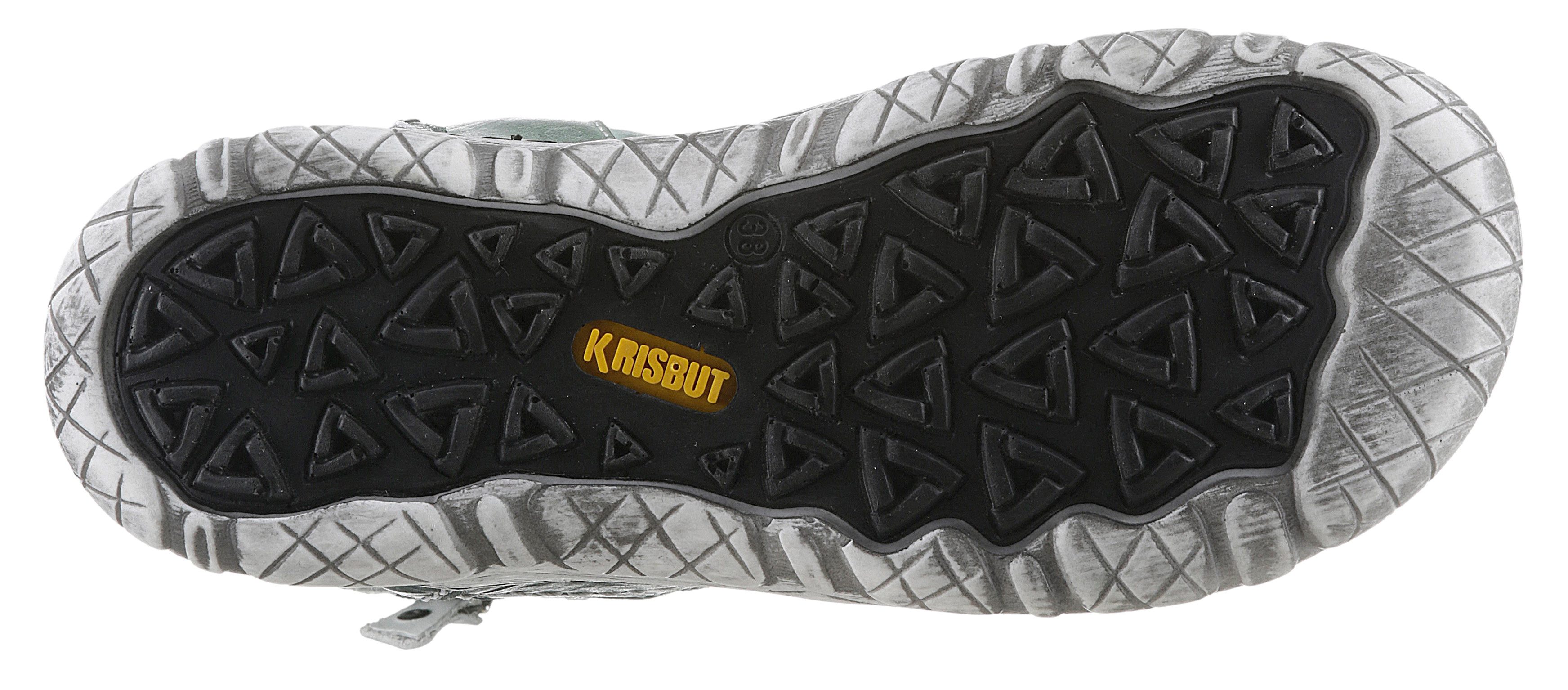 KRISBUT Winterlaarzen Veterschoenen, comfort schoenen, laarzen in breedte: wijd