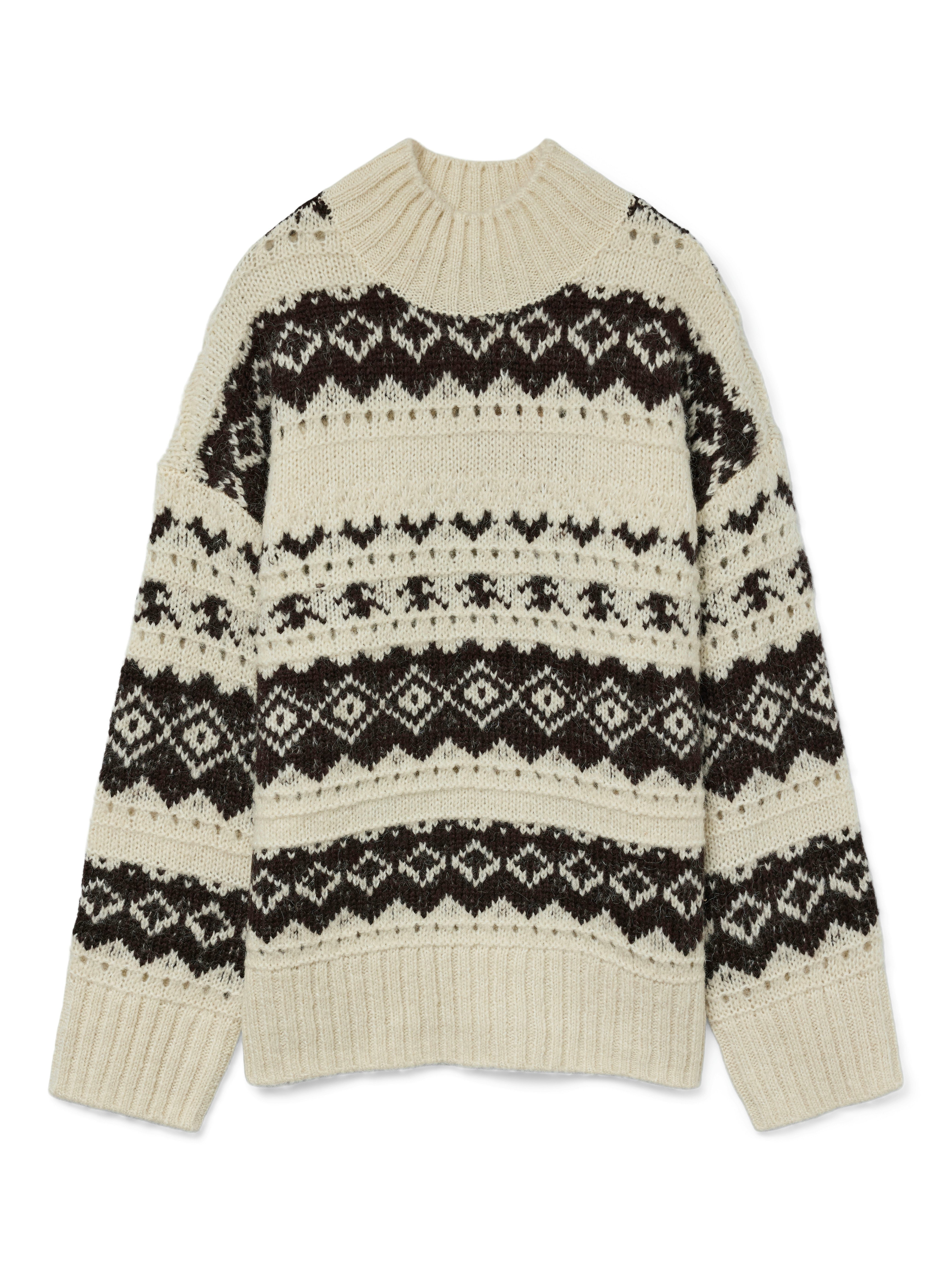 Vero Moda Gebreide trui VMAMPLE LS HIGH NECK PULLOVER BOO