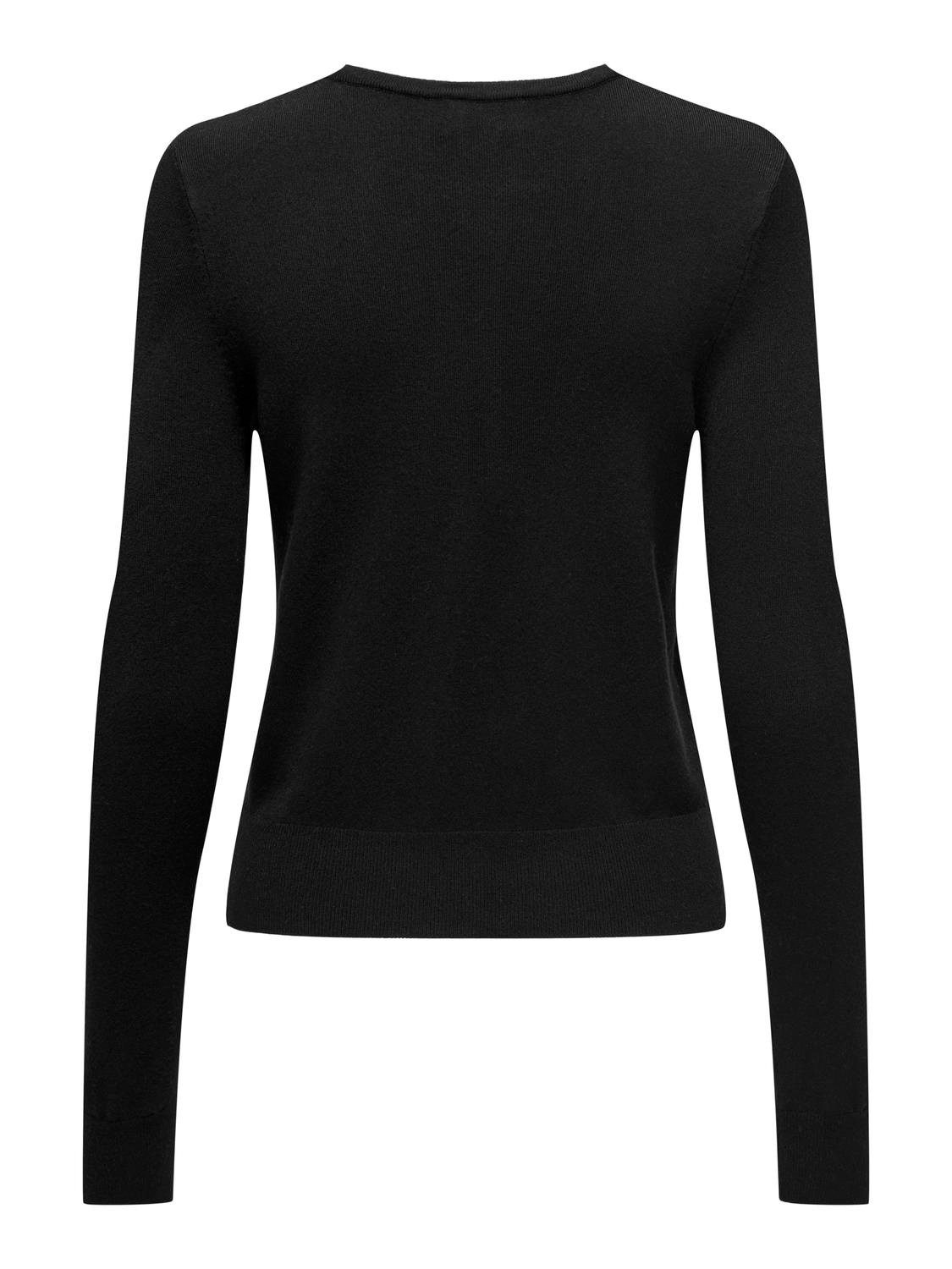 Only Gebreide trui ONLVENICE LIFE LS ONECK PULLOVER KNT NCA