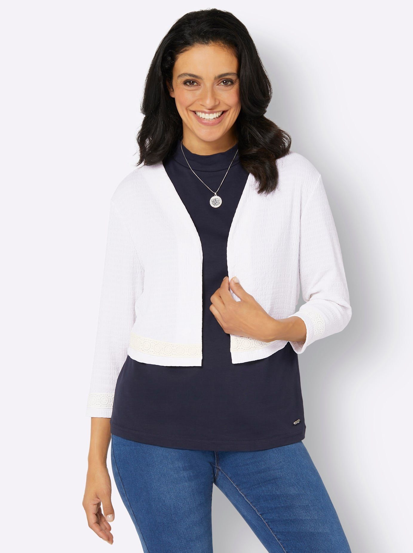Classic Inspirationen Shirtjasje Shirtbolero (1-delig)