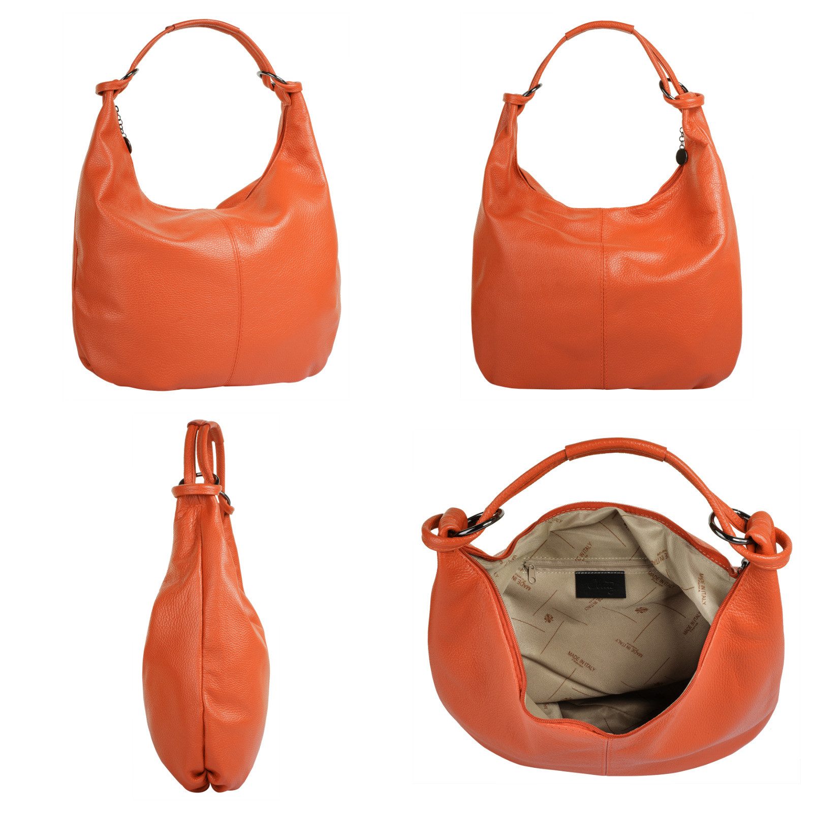 Cluty Shopper echt leer, made in italy