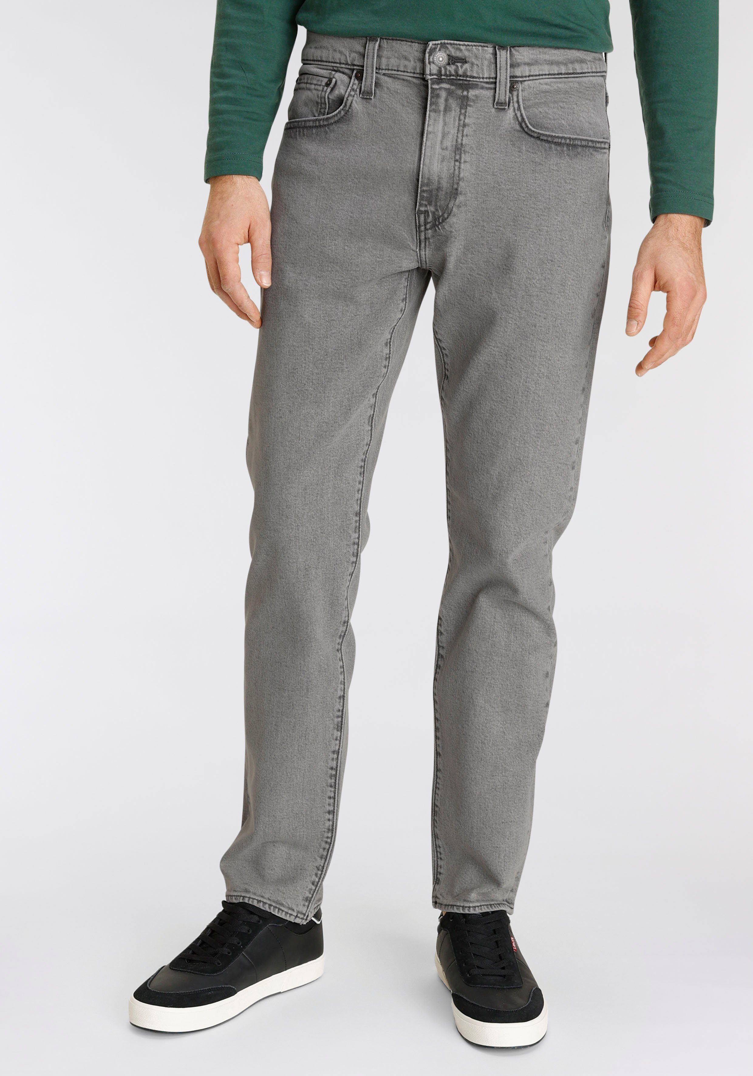 Levi's Tapered jeans 502 TAPER in een elegante, moderne stijl heren tapered jeans maat 30 grijs