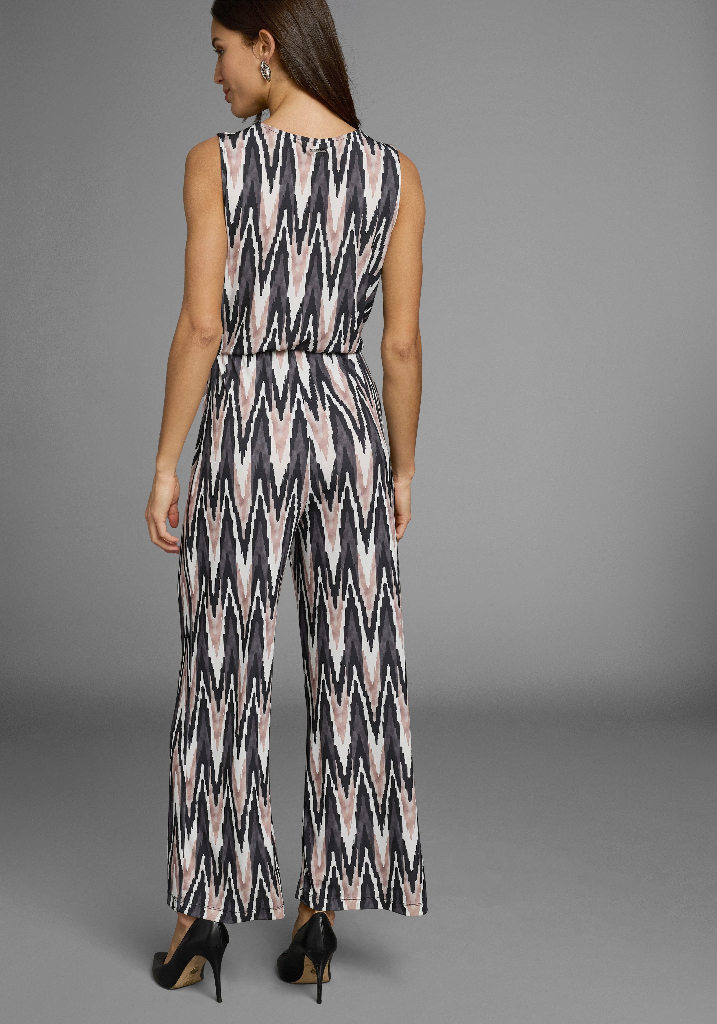 Laura Scott Jumpsuit Top in wikkel-look met elastische tailleband - NIEUWE COLLECTIE