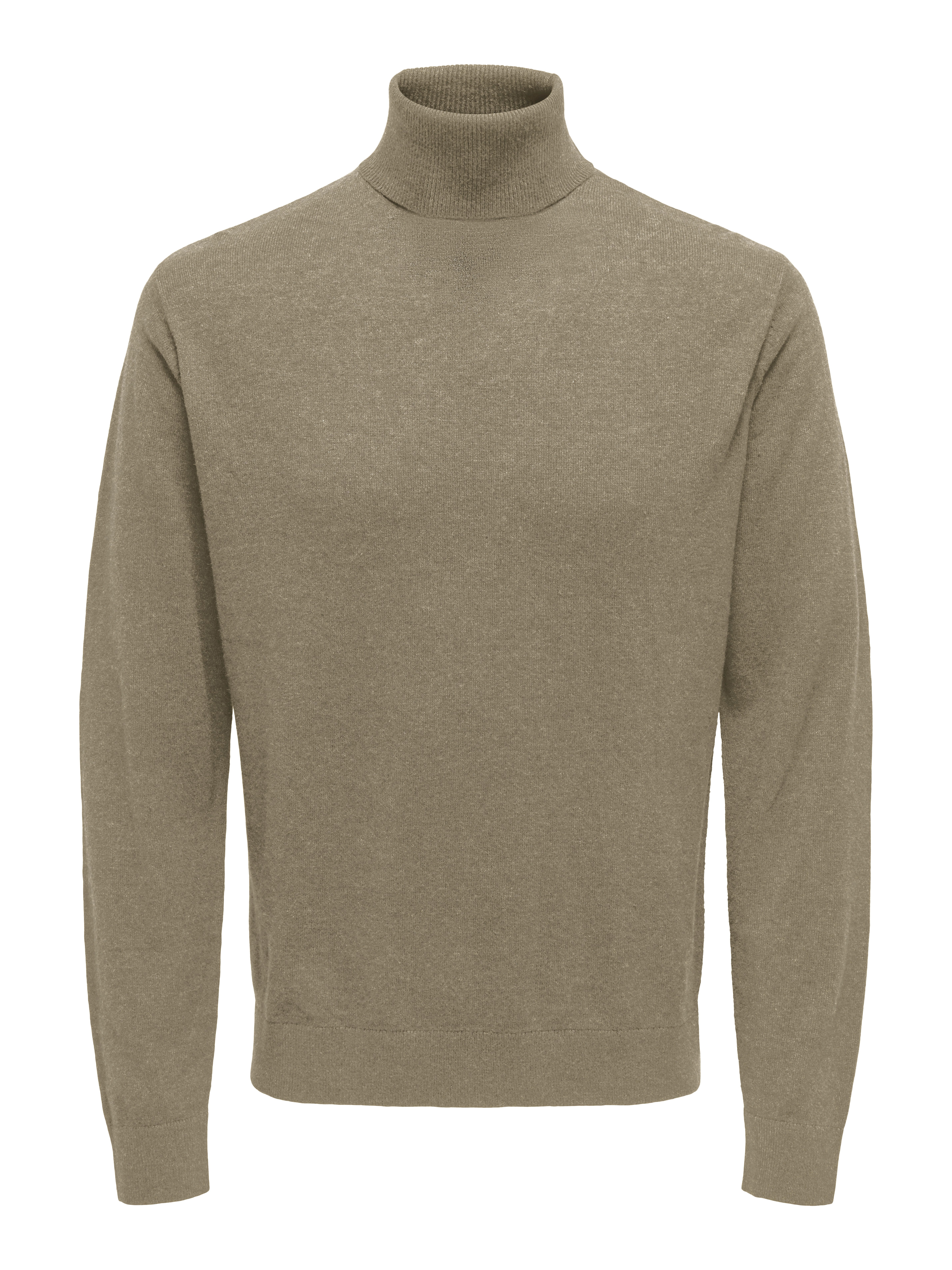 ONLY & SONS Trui met staande kraag ONSLOUI REG 12 MEL ROLL KNIT NOOS