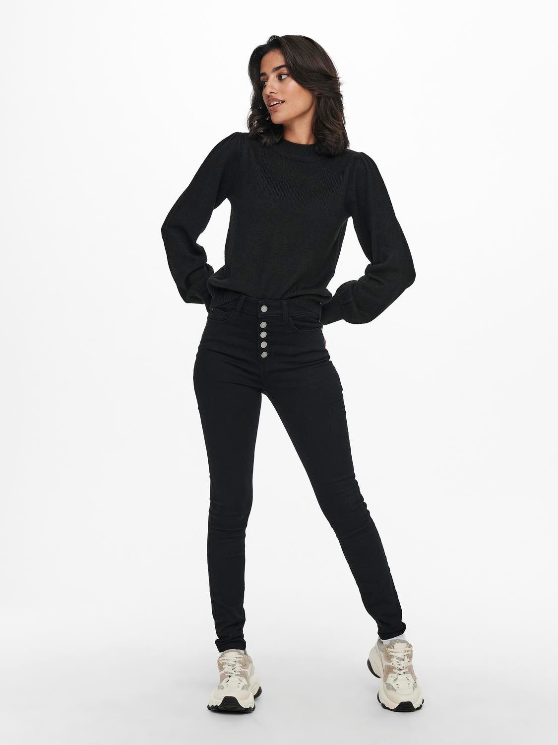 JDY Trui met staande kraag JDYRUE LIFE L/S PULLOVER KNT NOOS