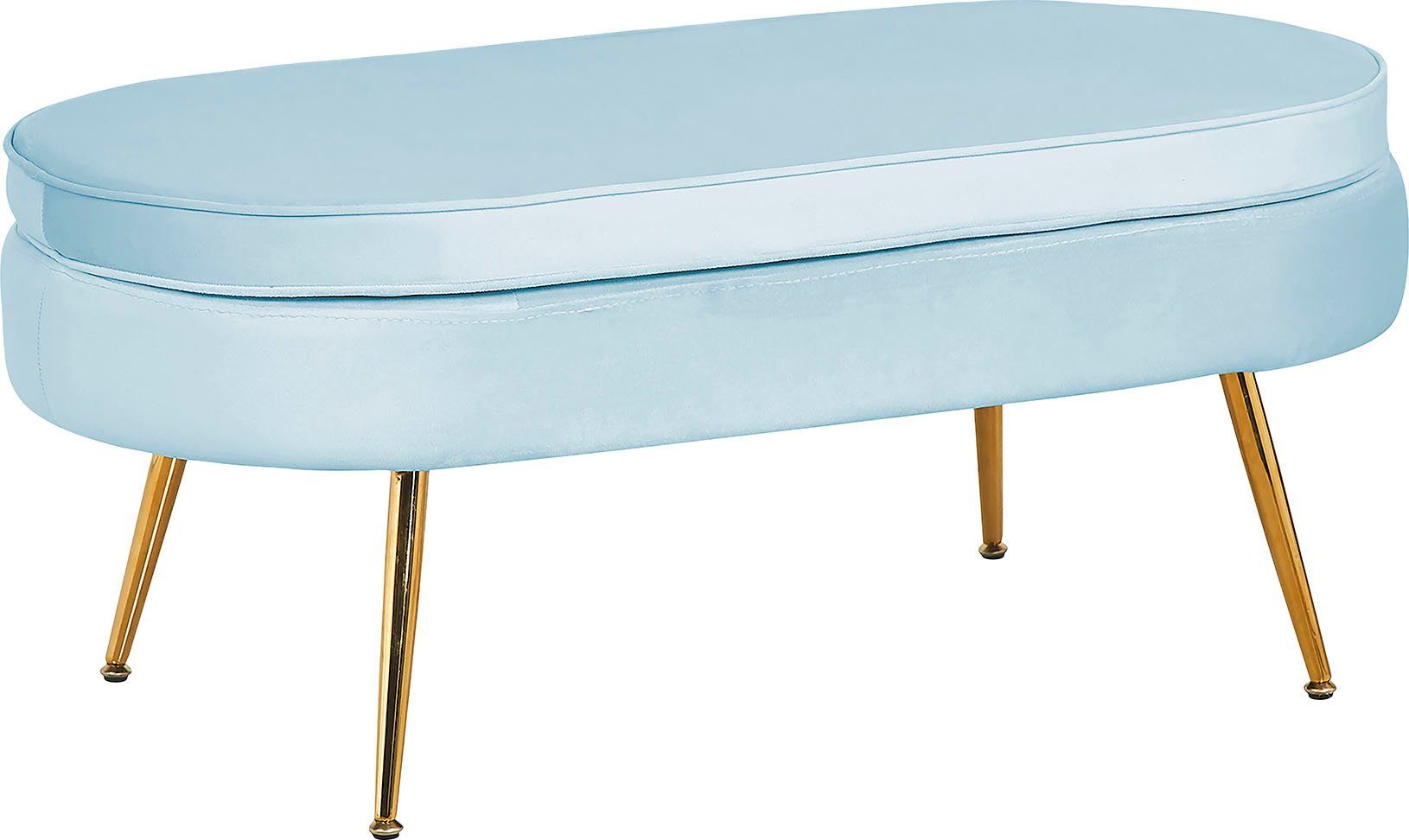 SalesFever Hocker Clam ovaal, breedte 99 cm