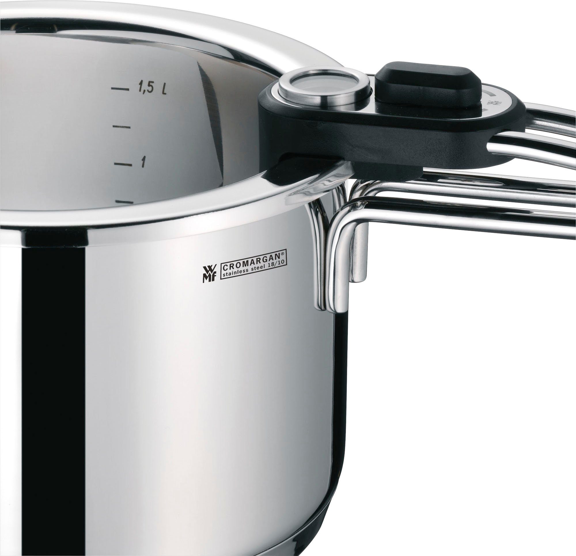 WMF Sudderpan Waterbadpan met uitneembare inzet Ø 18 cm, met temperatuurindicator, vaatwasmachinebestendig, inductie