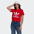 adidas originals t-shirt adicolor classics trefoil rood