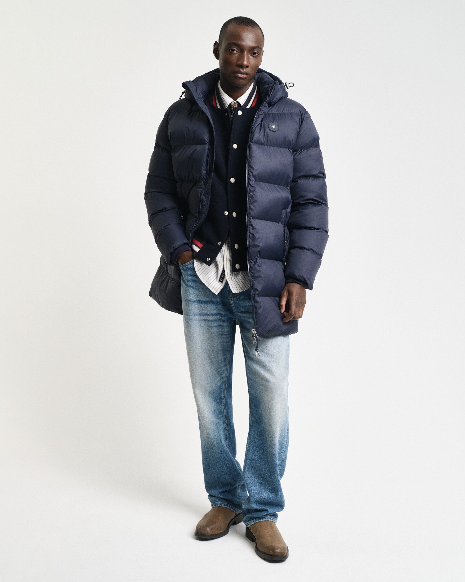 Gant Gewatteerde jas ACTIVE CLOUD MID LENGTH JACKET