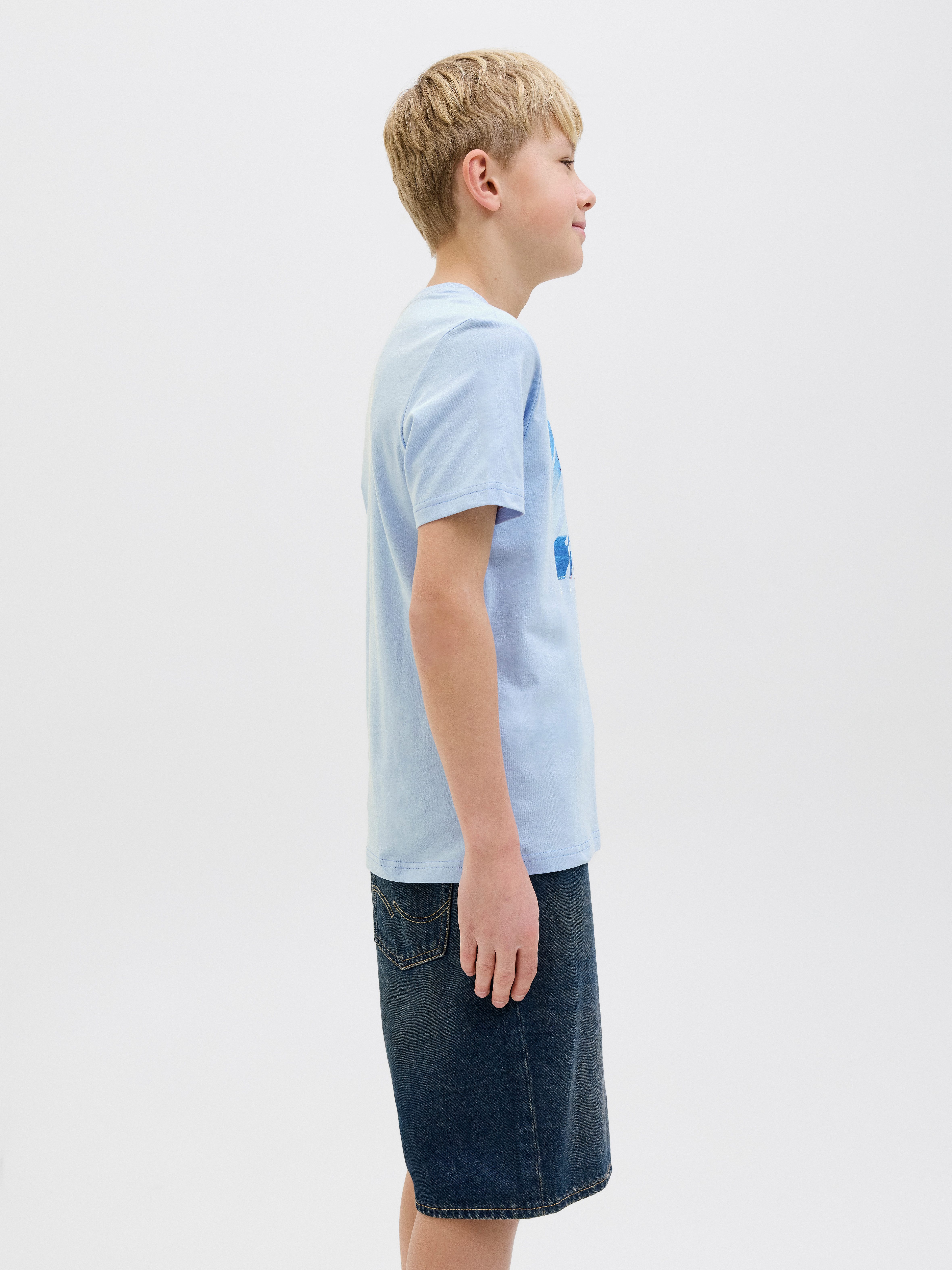 Jack & Jones Junior T-shirt JJCOLTON PHOTOPRINT TEE SS CREW NE JNR