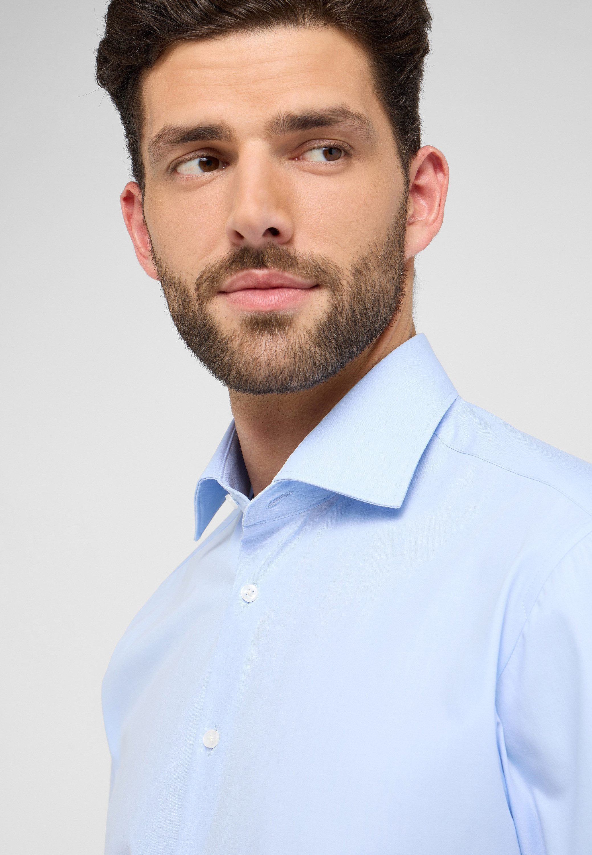 Eterna Overhemd met lange mouwen MODERN FIT NON IRON (strijkvrij)