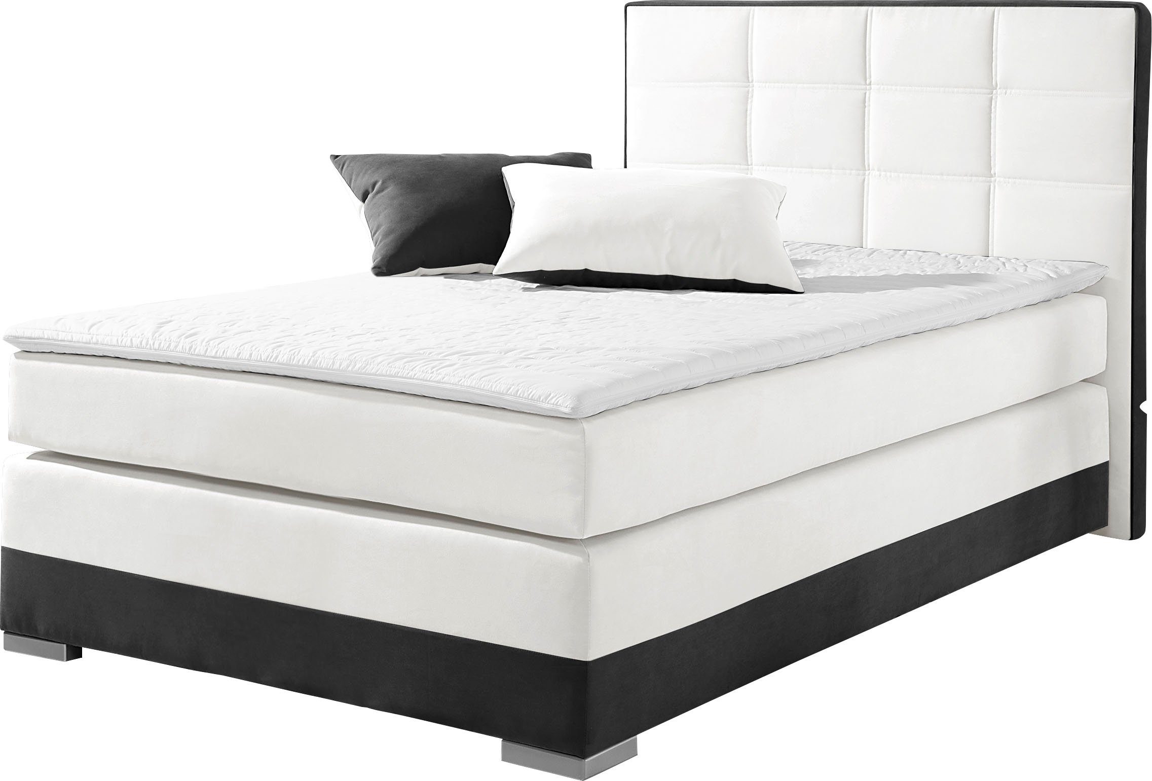 INOSIGN Boxspring inclusief topmatras en tweezijdig te gebruiken kussen