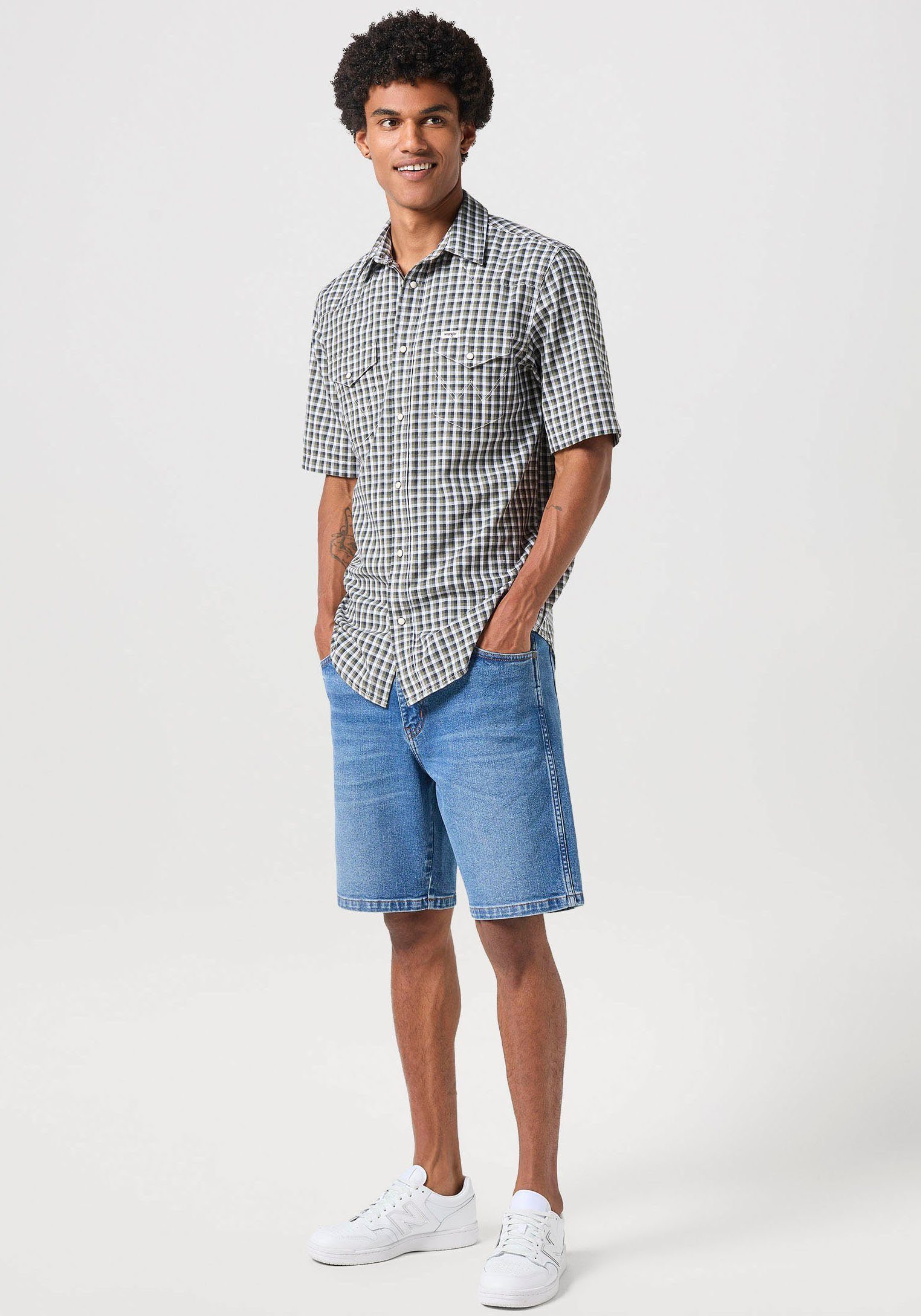 Wrangler Overhemd met korte mouwen