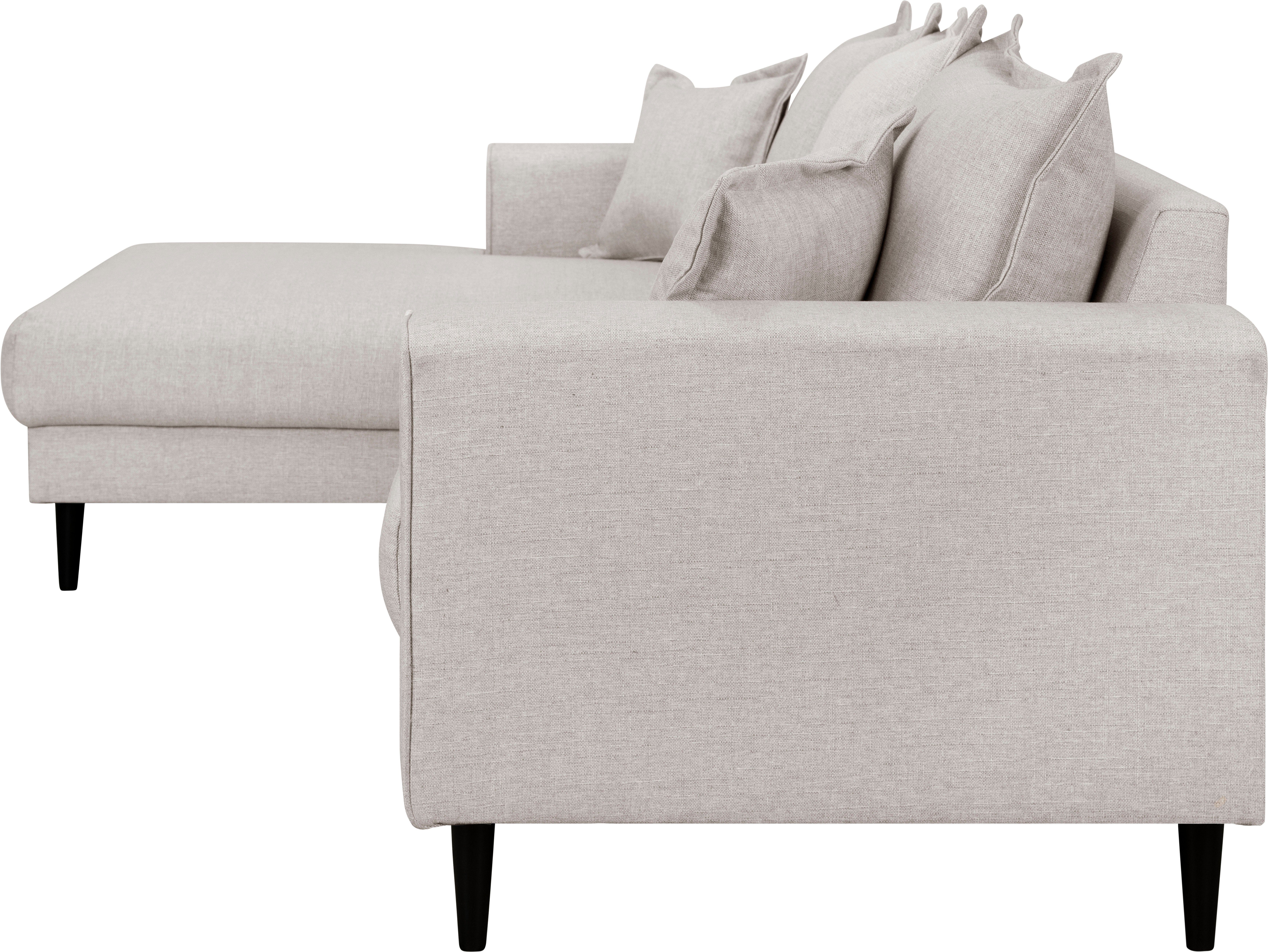 Home affaire Hoekbank VEYRAS L-vorm, hoog zitcomfort, afmetingen B/D/H: 230/150/76 cm