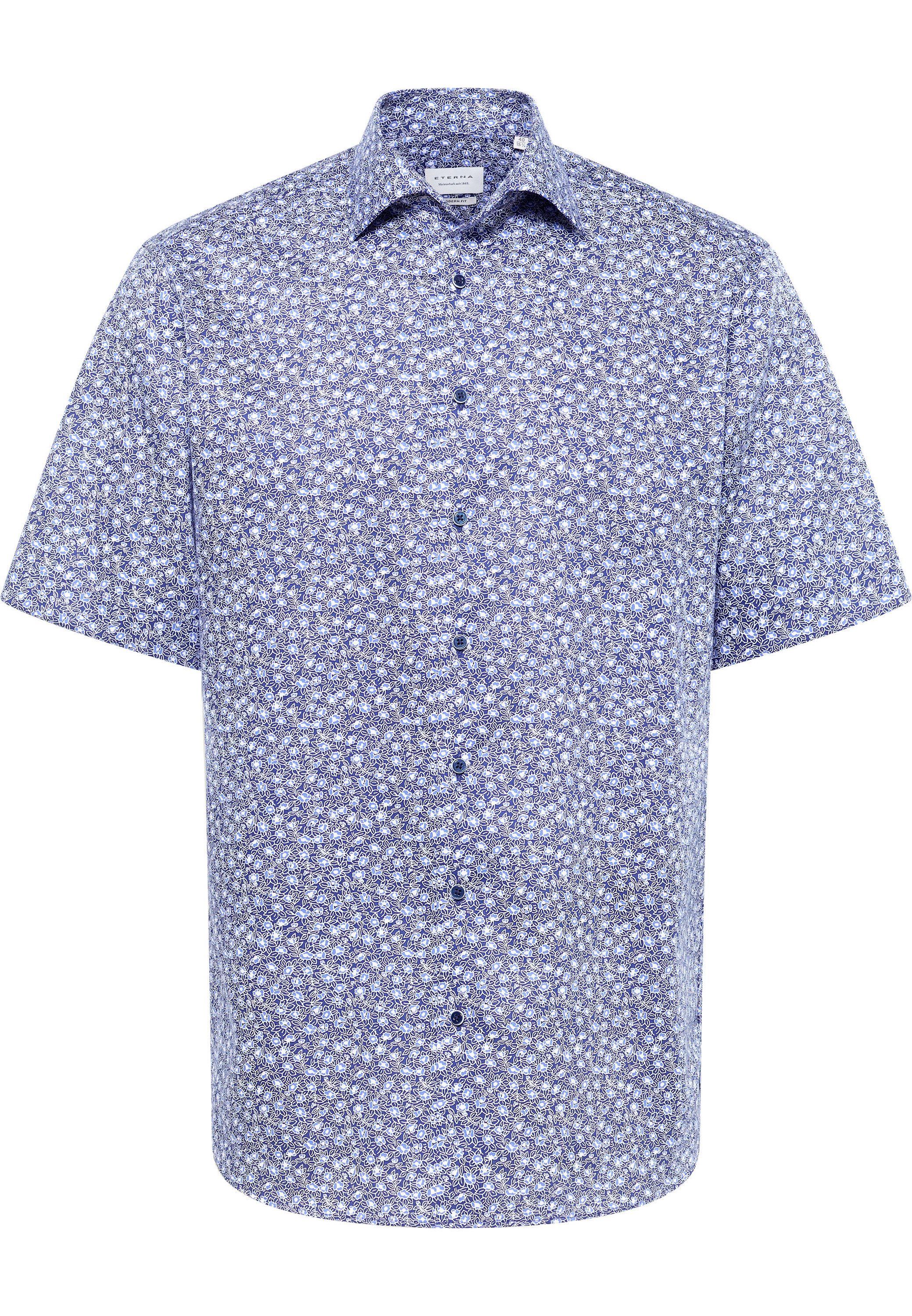 Eterna Overhemd met korte mouwen MODERN FIT NON IRON (strijkvrij)